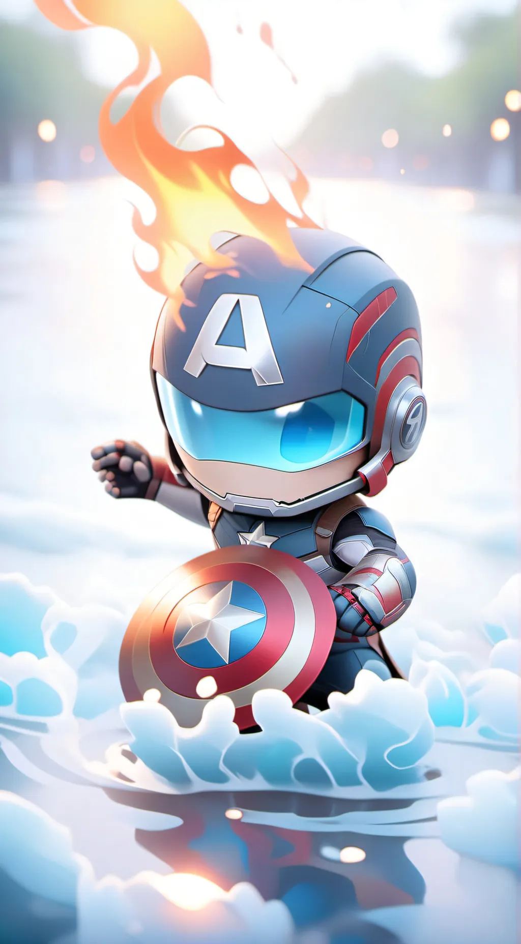ai character: avengers trouble background