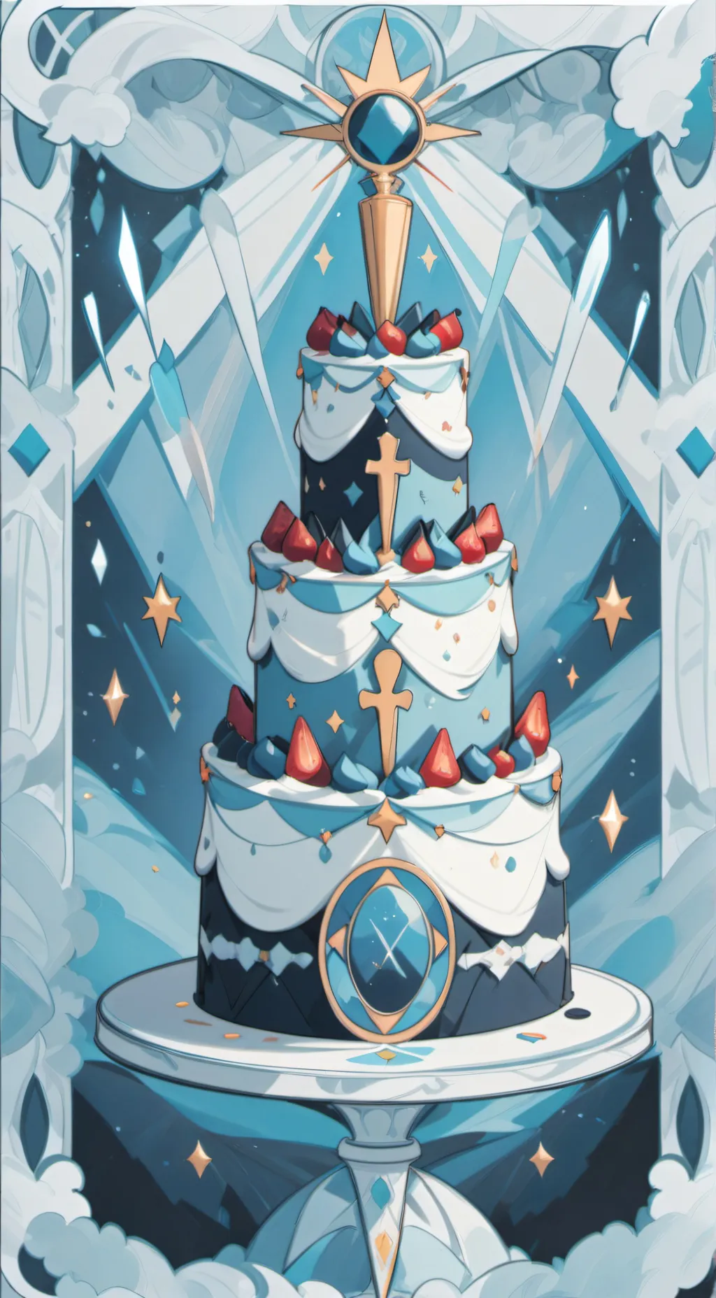 ai character: Pickme birthday  background