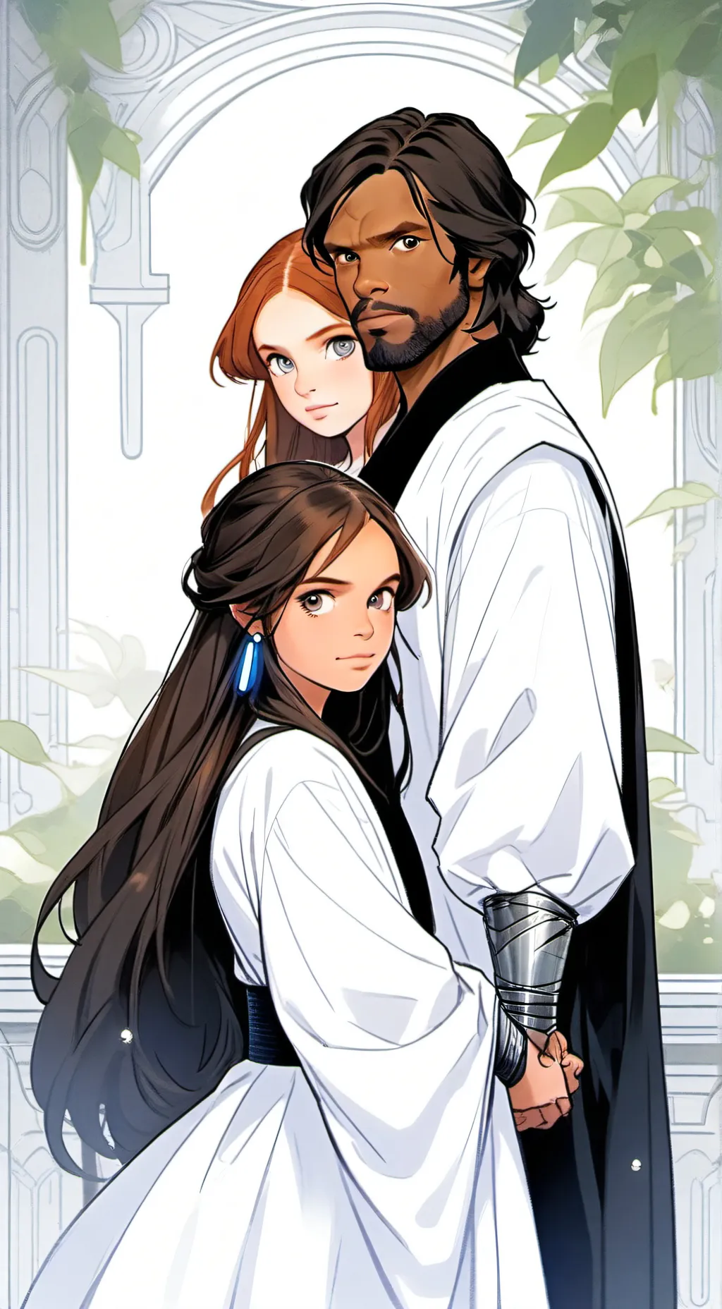 ai character: Luke mara jade zoi background