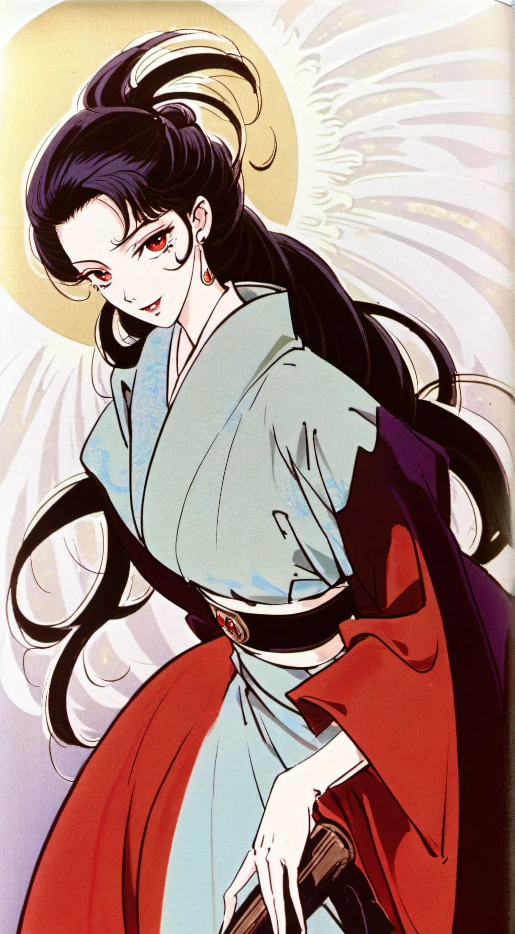 ai character: Vampire Raven background