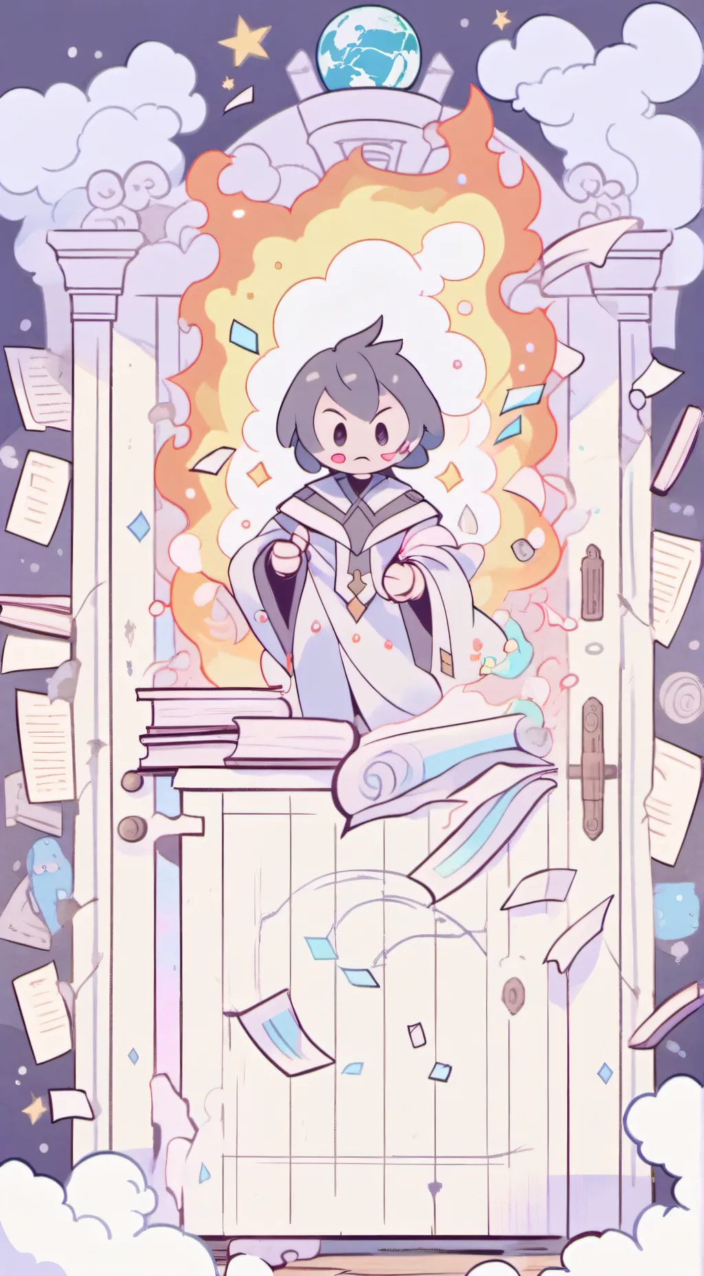 ai character: Blaze background