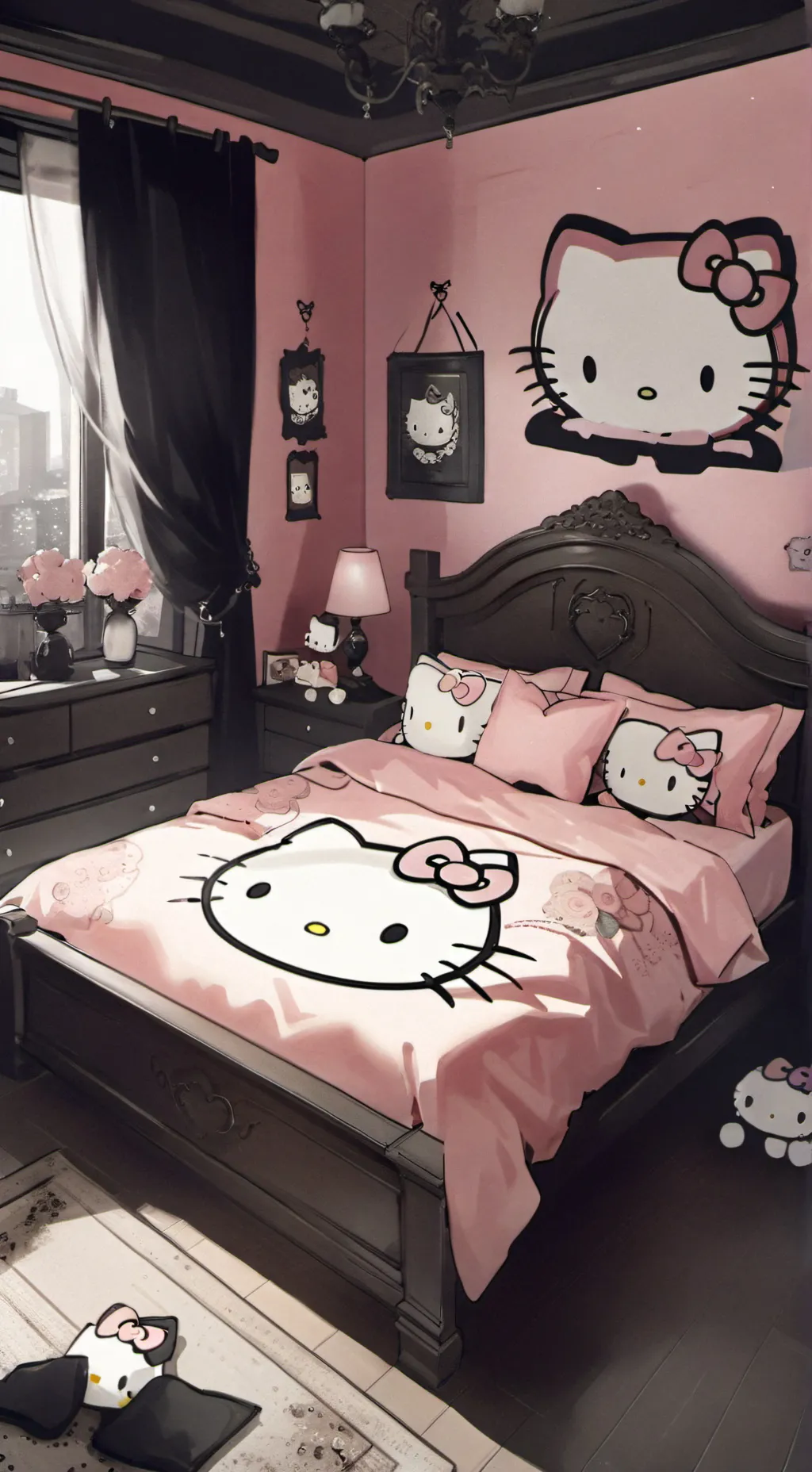 ai character: Sleepover  background