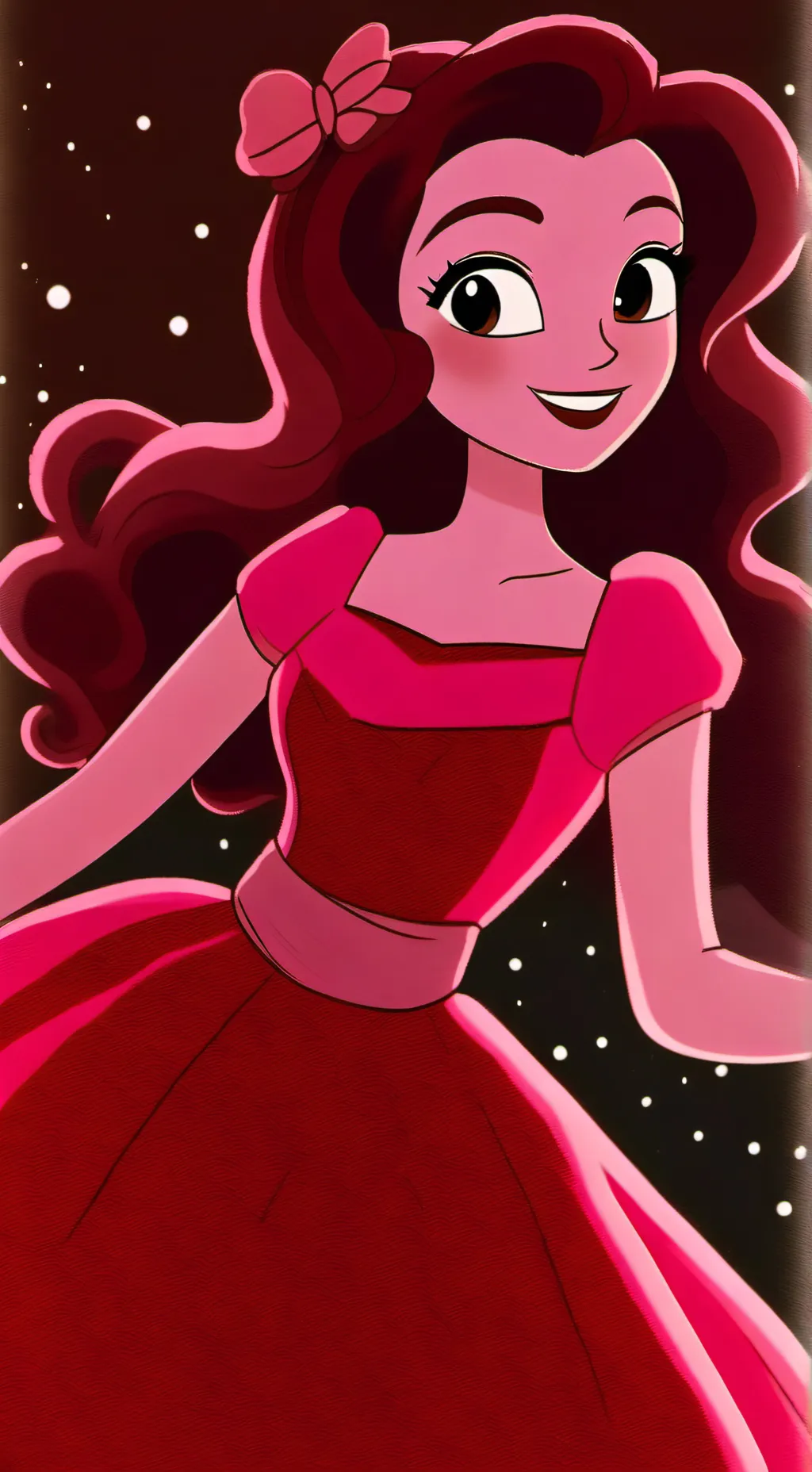 ai character: Velvette Dusk  background
