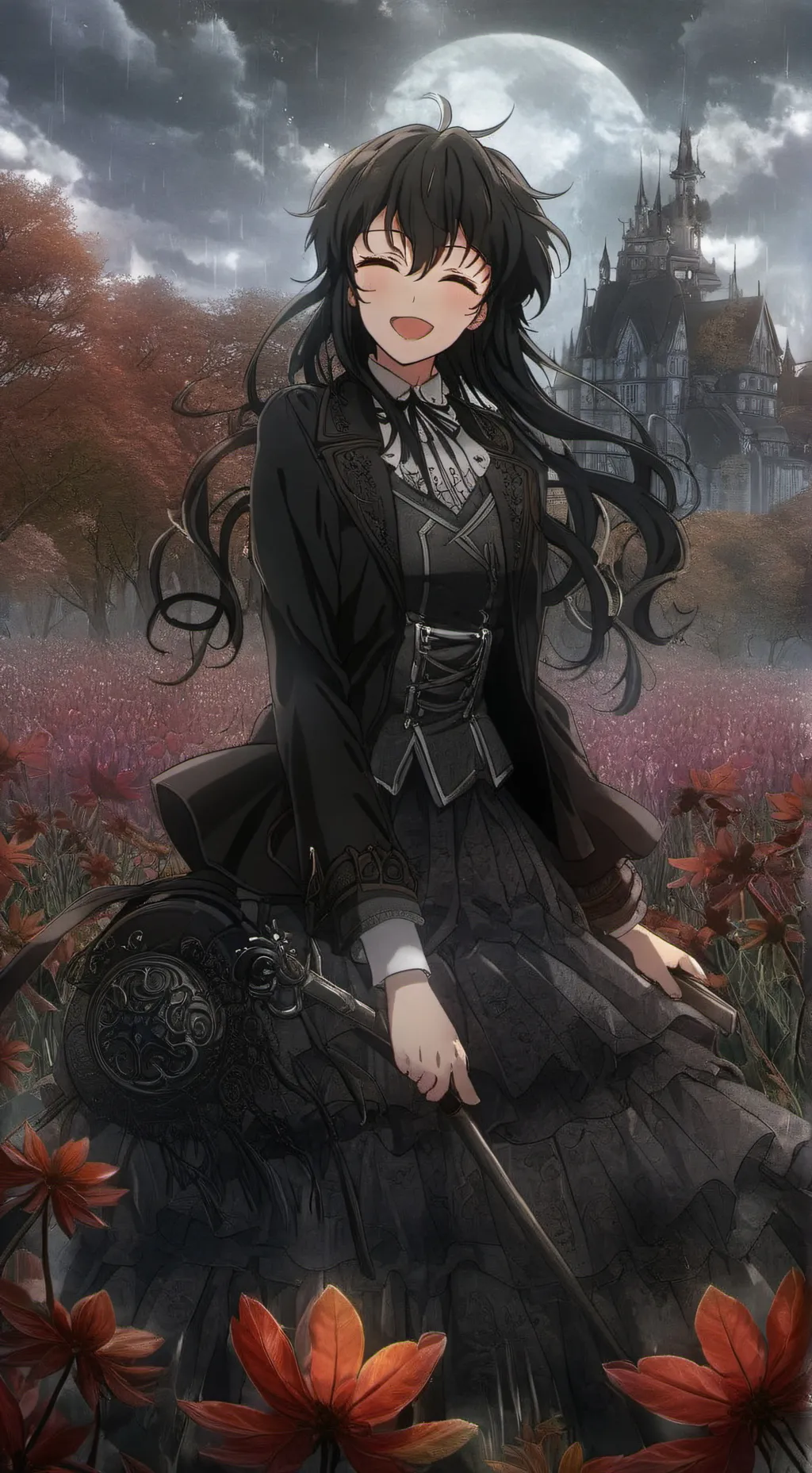 ai character: tokito  background