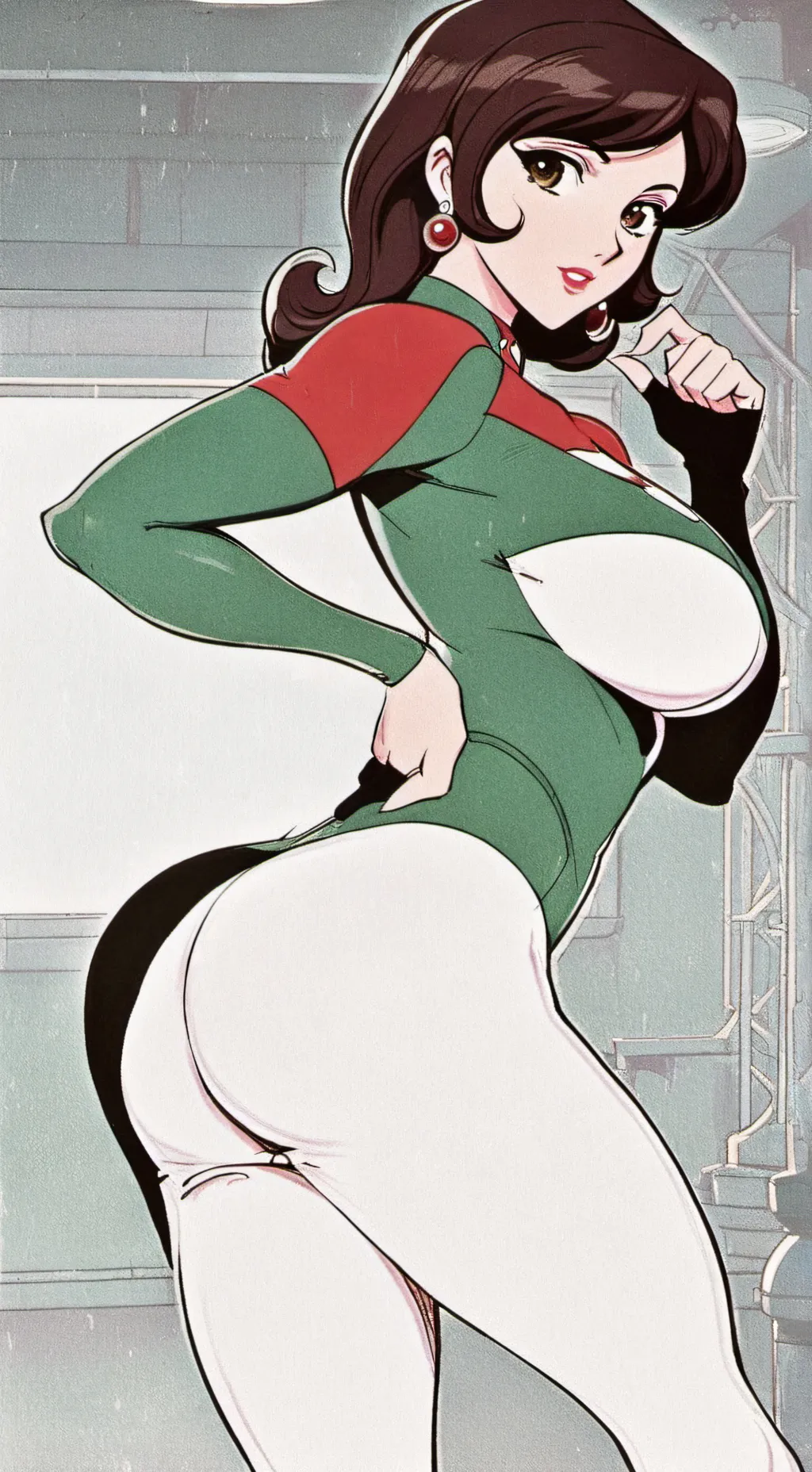 ai character: Elastic Girl background