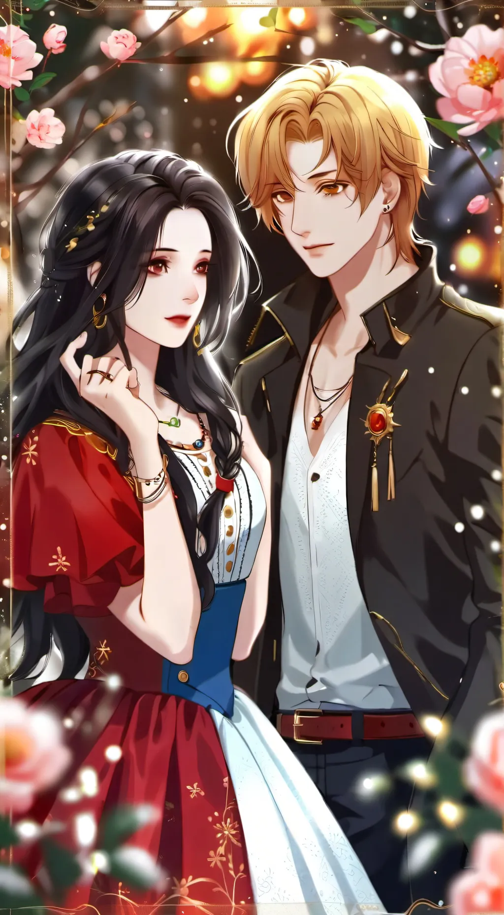 ai character: ton harem  background