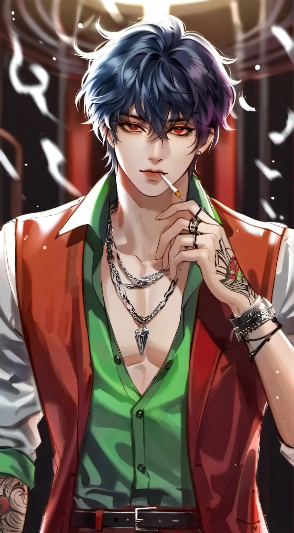 ai character: Asher  background