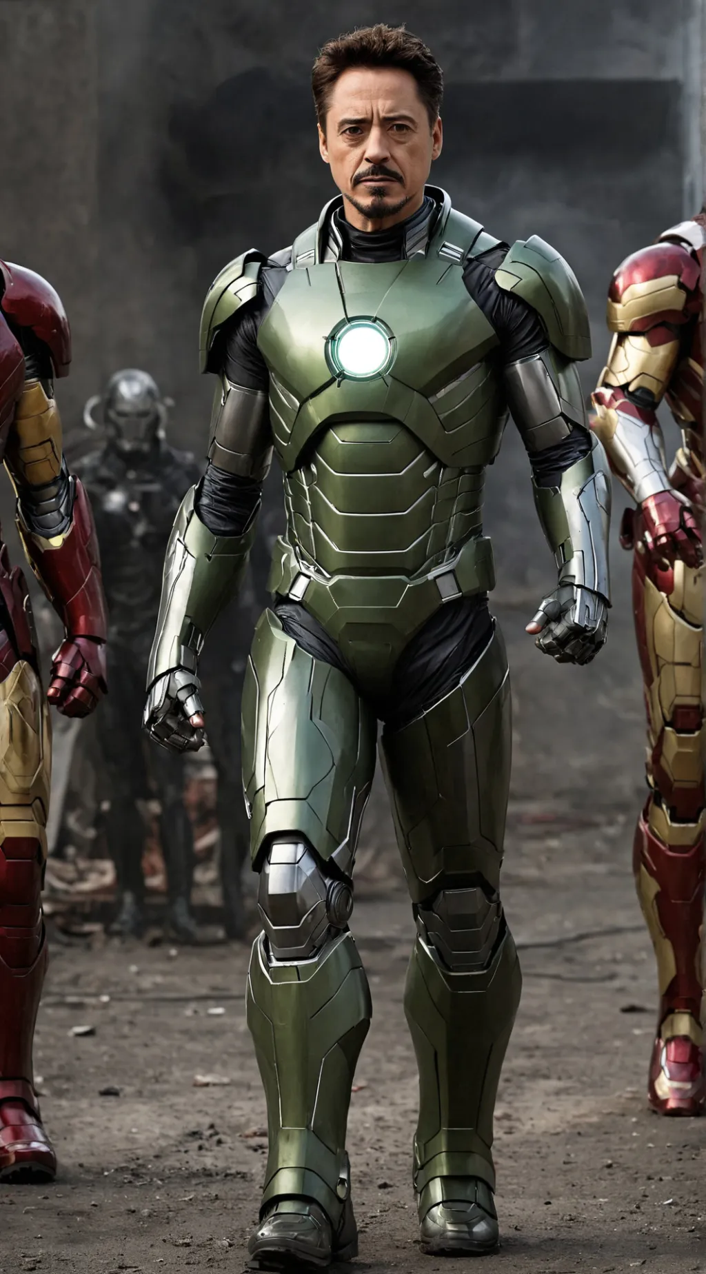 ai character: IRON MAN background