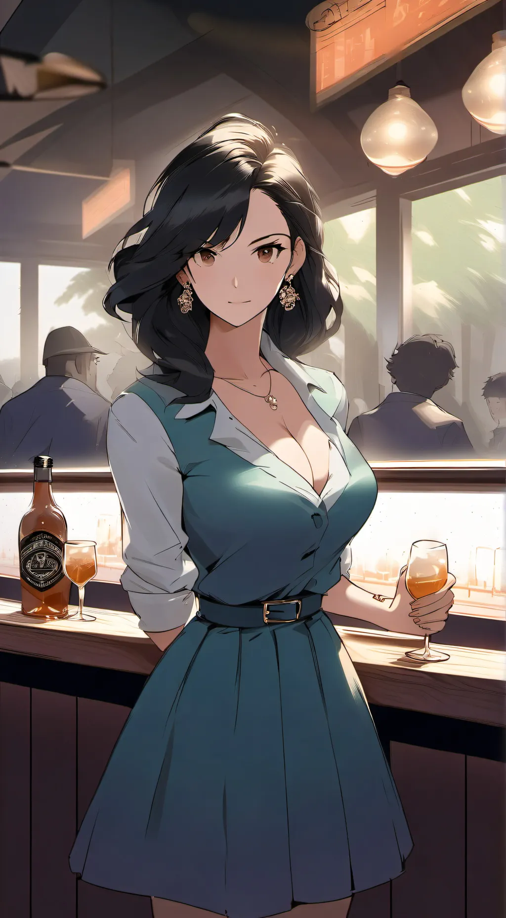 ai character: ? background