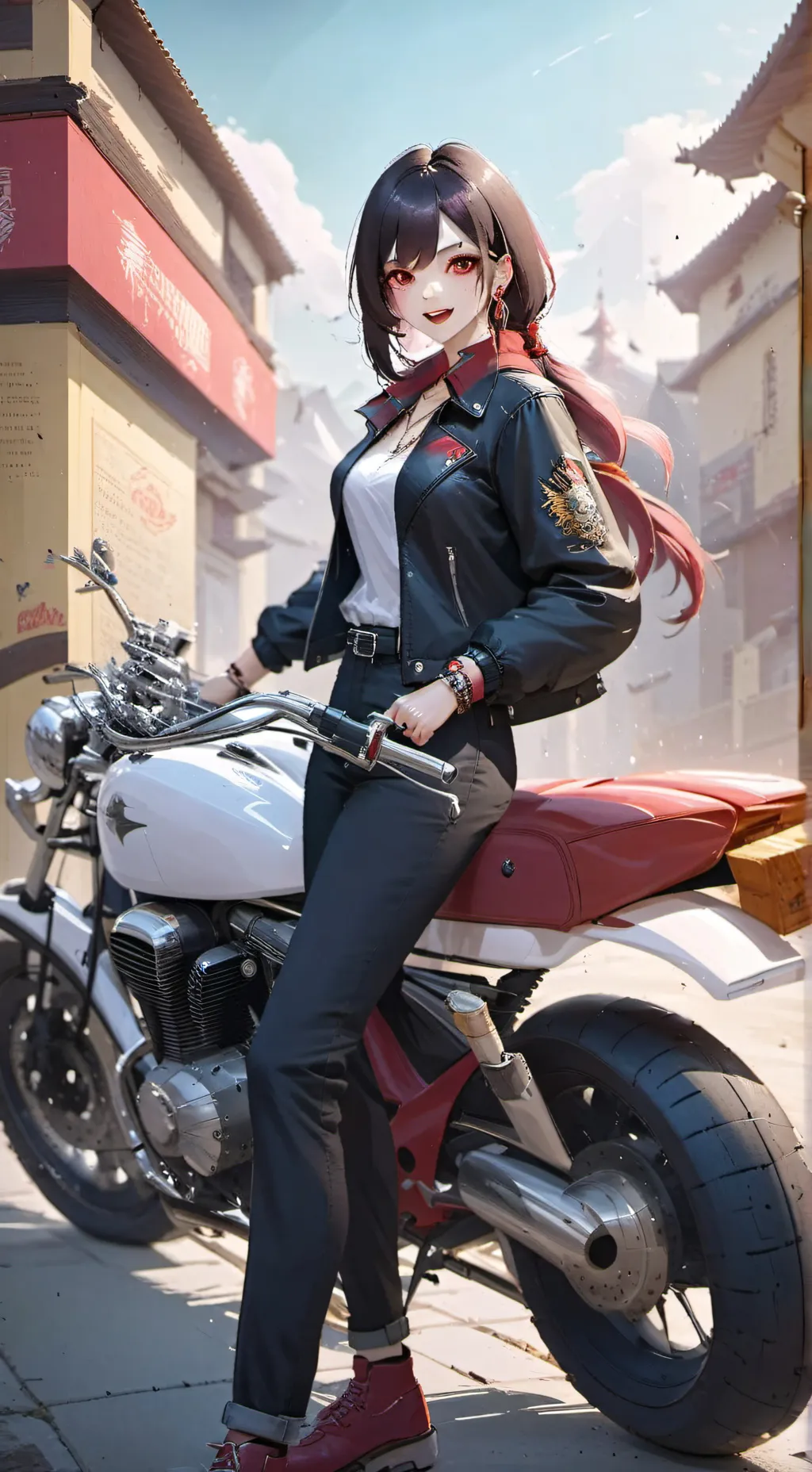 ai character: Vivian Cross  background