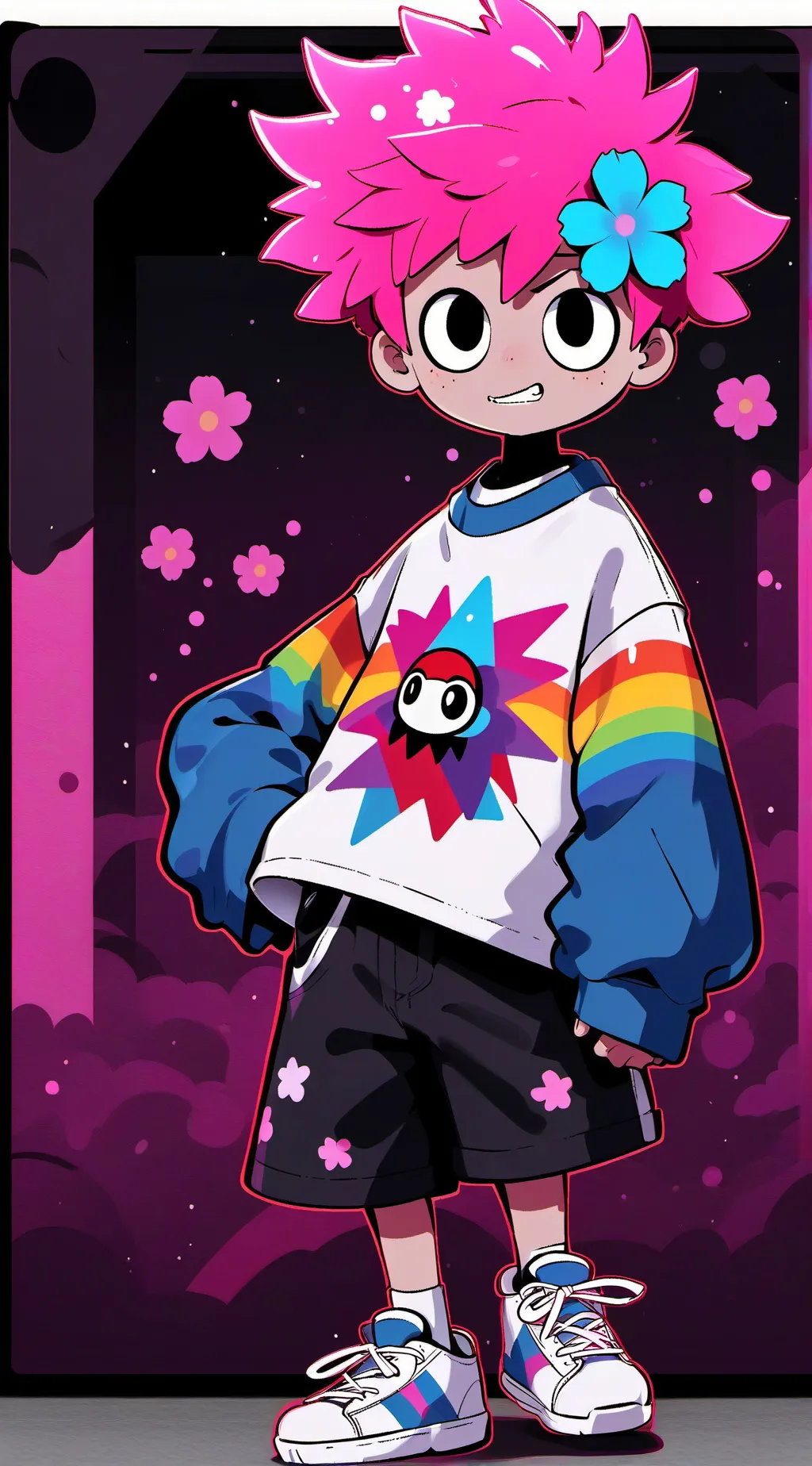 ai character: DW Talkie idea!!! background