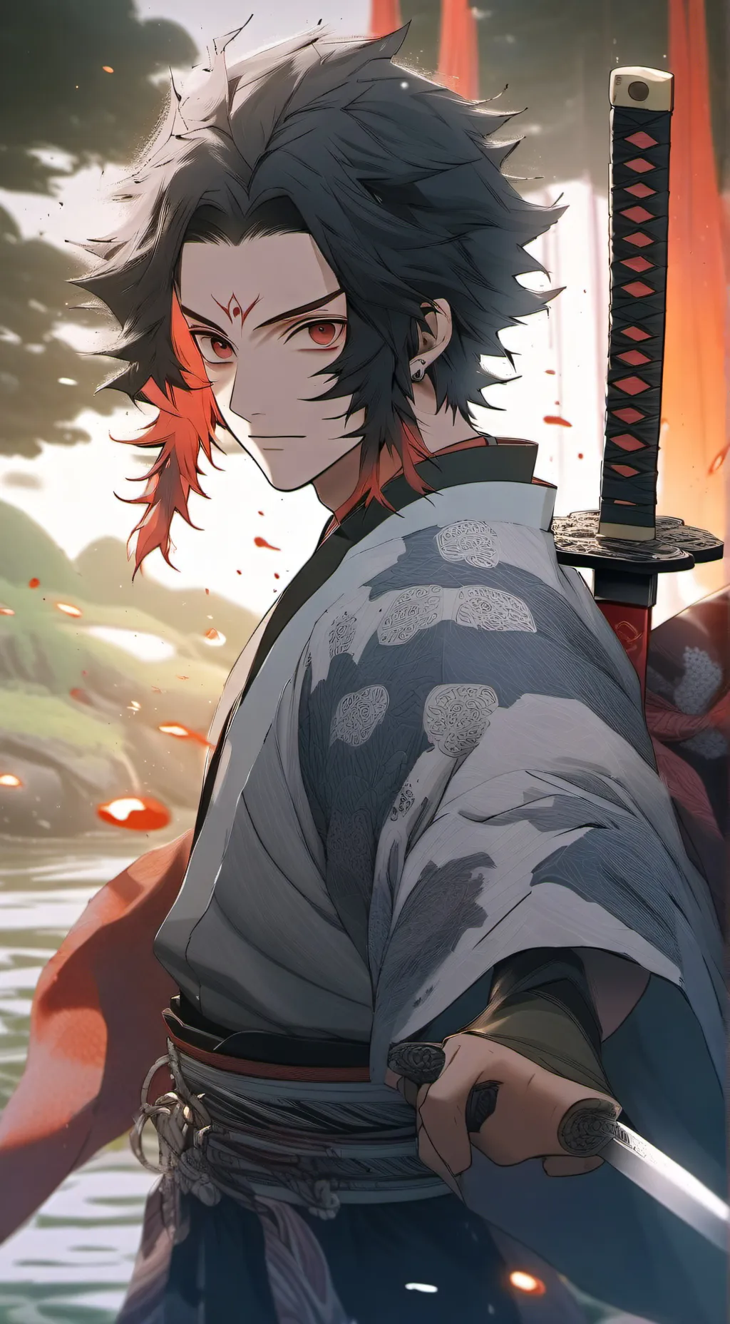 ai character: Démon slayer background