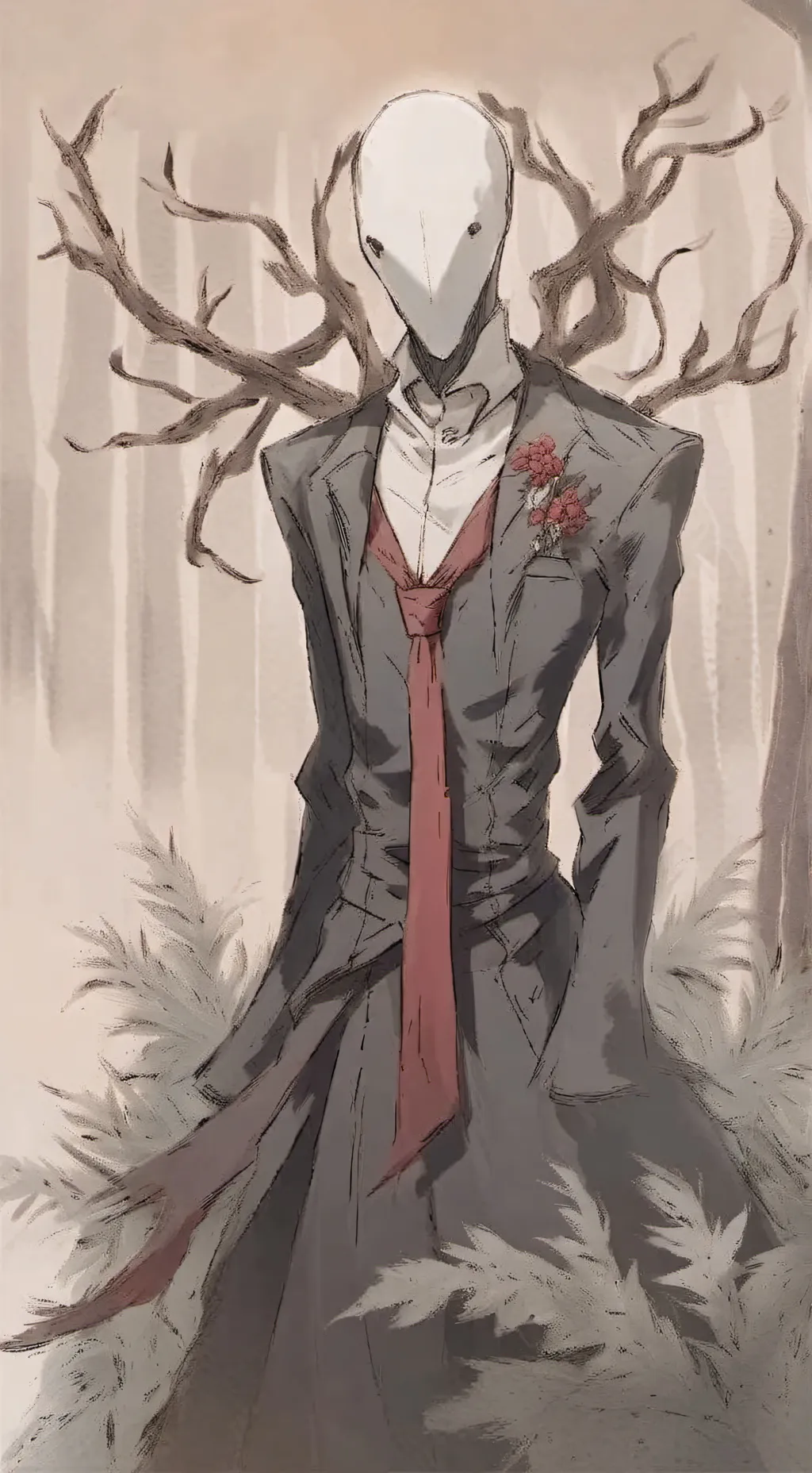 ai character: Slenderman background