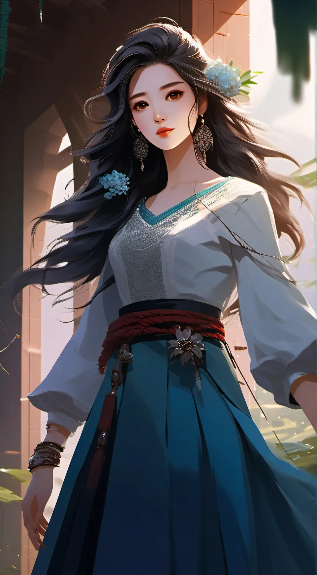 ai character: ^°Аня°^ background