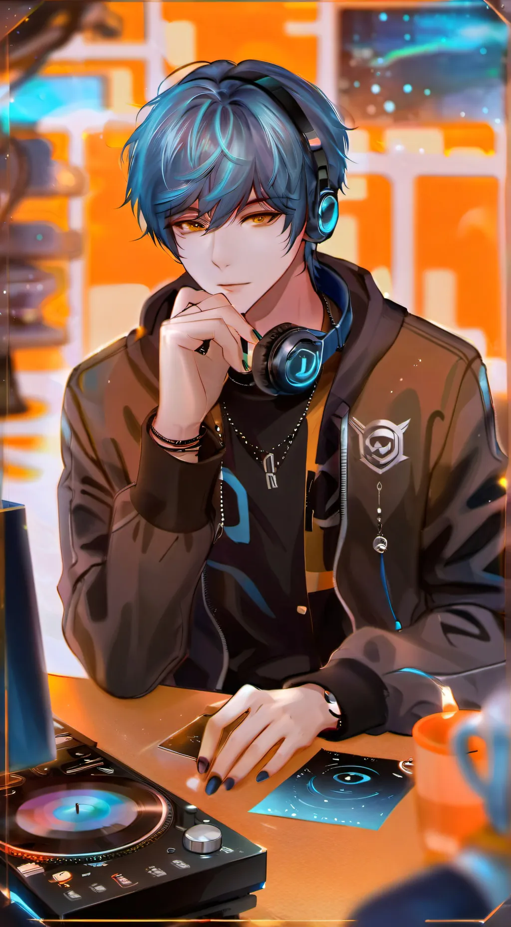 ai character: Evren Astro Fisher background