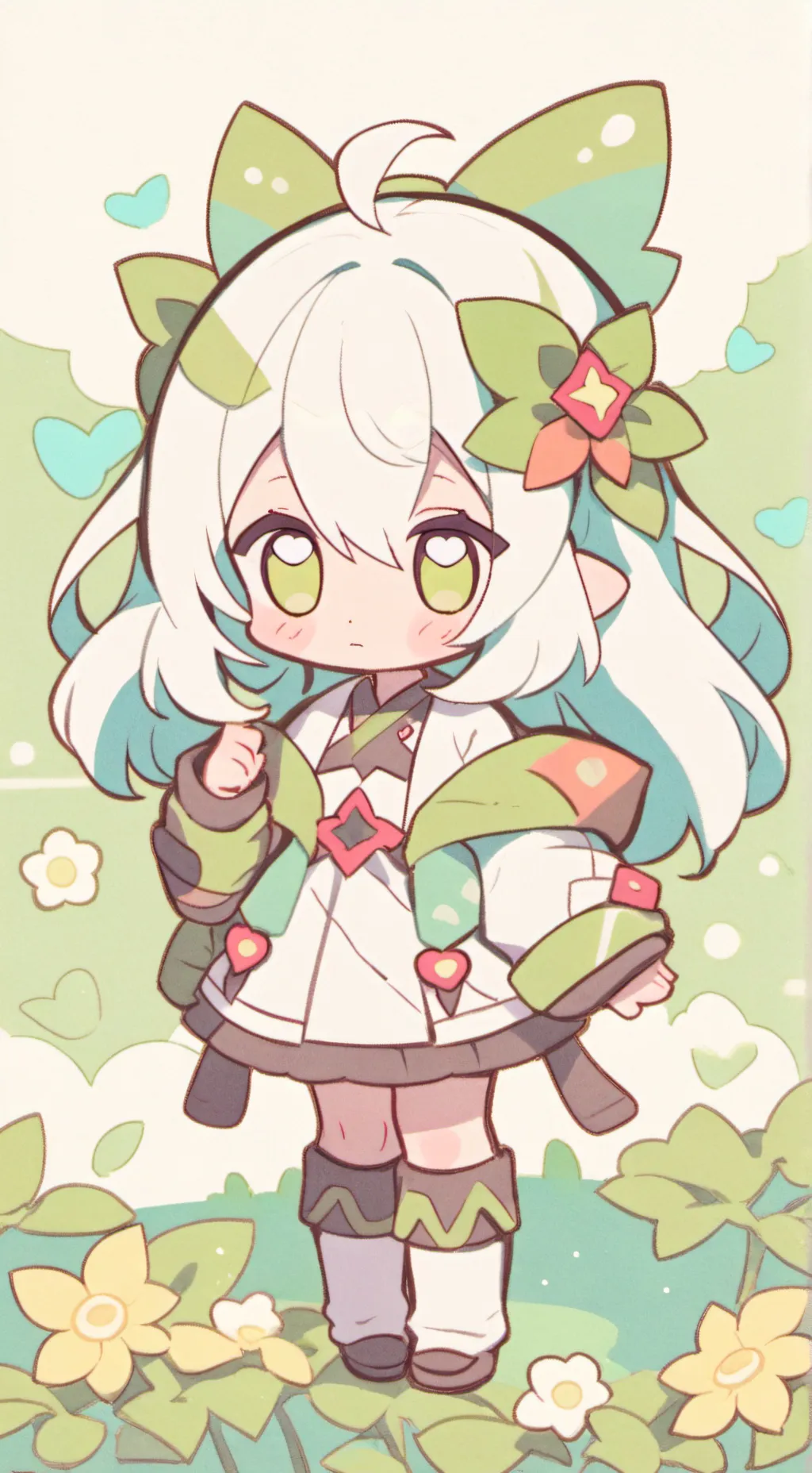 ai character: Alphabet background