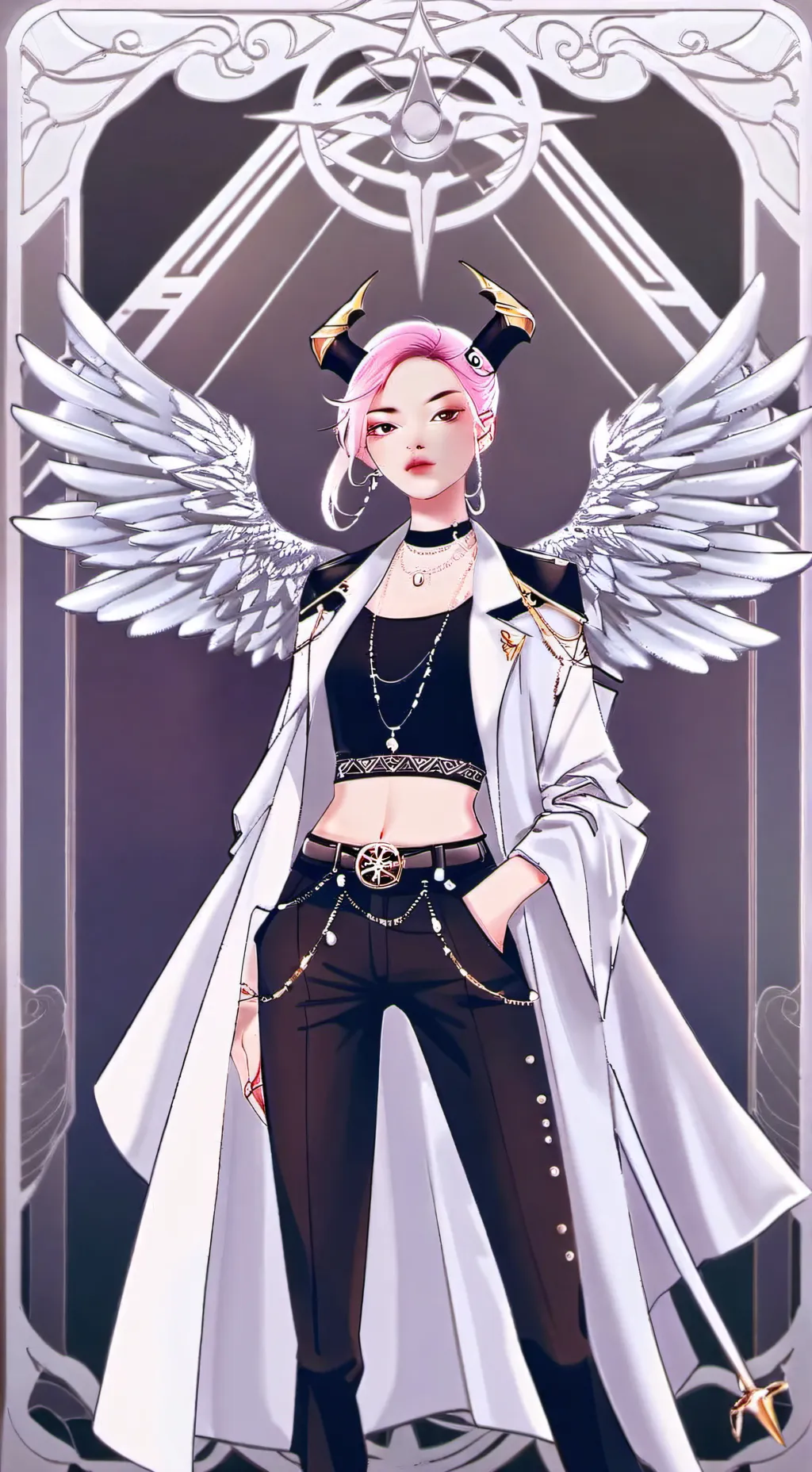 ai character: K-pop  background