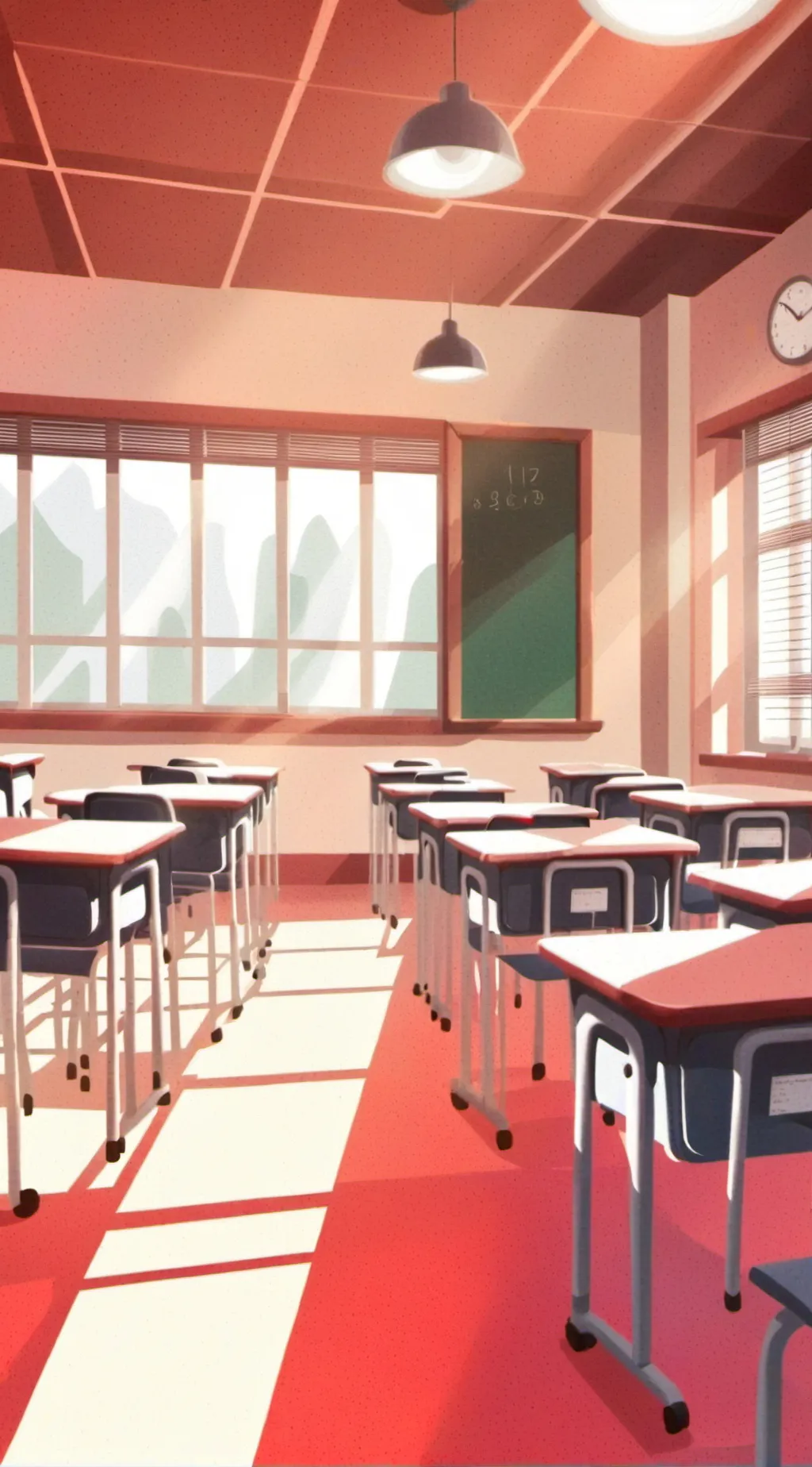 ai character: Classroom background