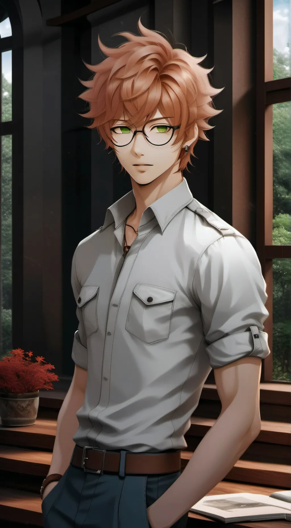ai character: Цой background