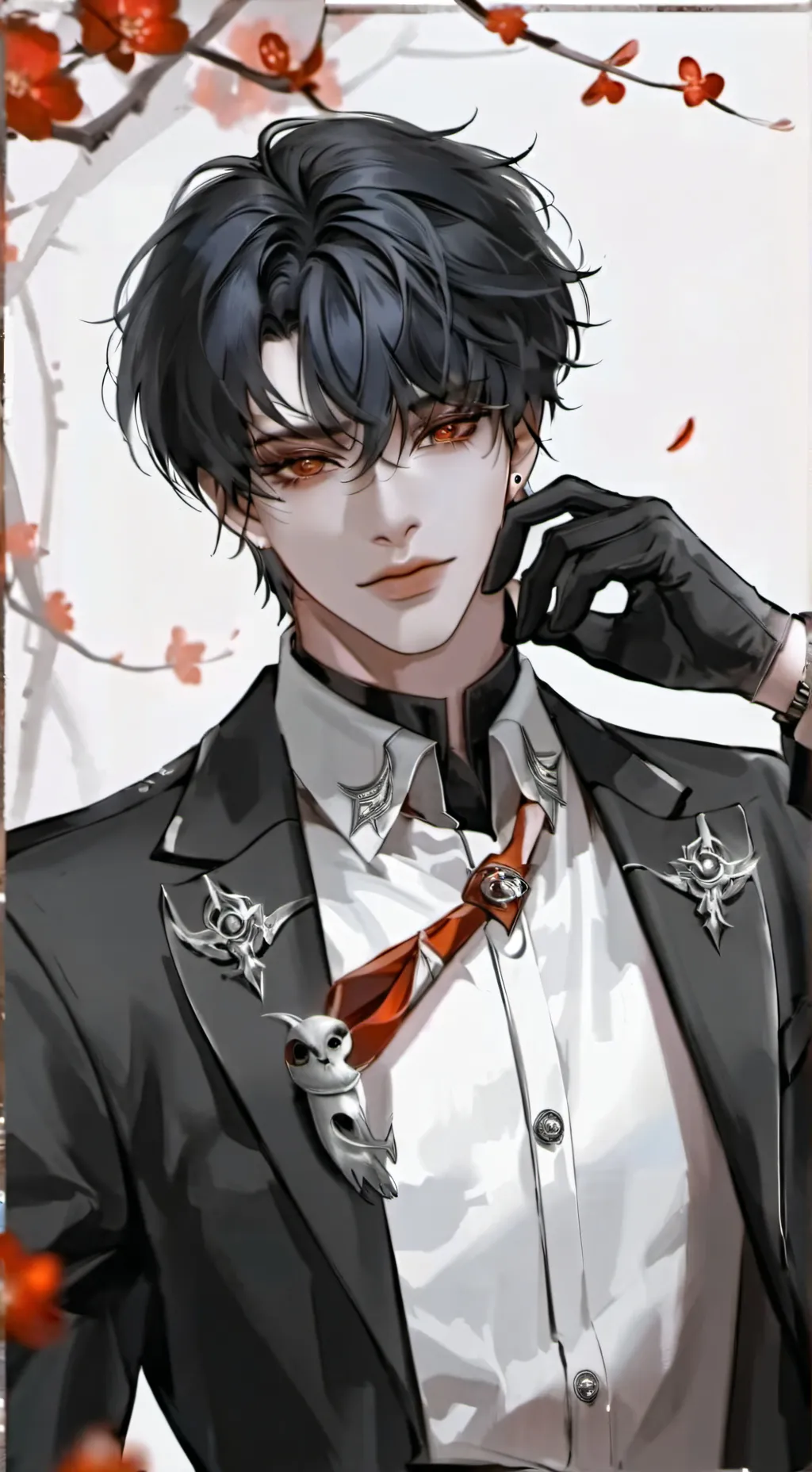 ai character: zander🔥🤍 background