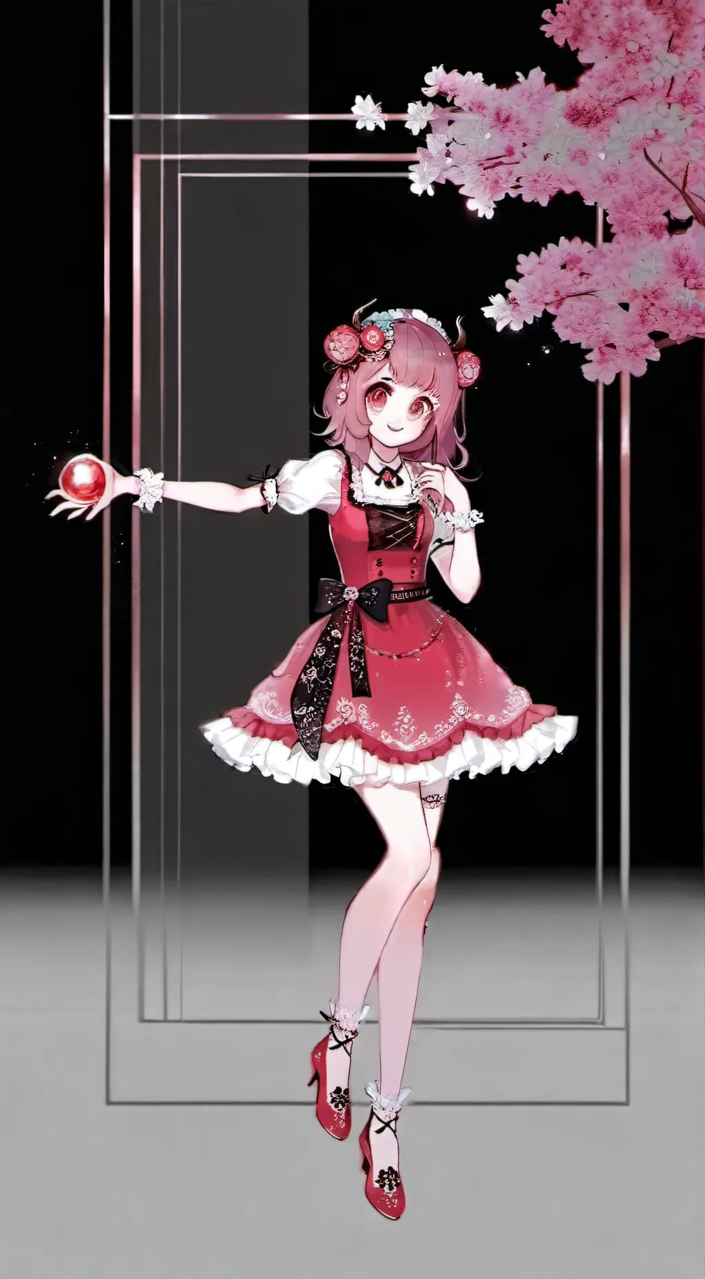 ai character: mha toi×crush background