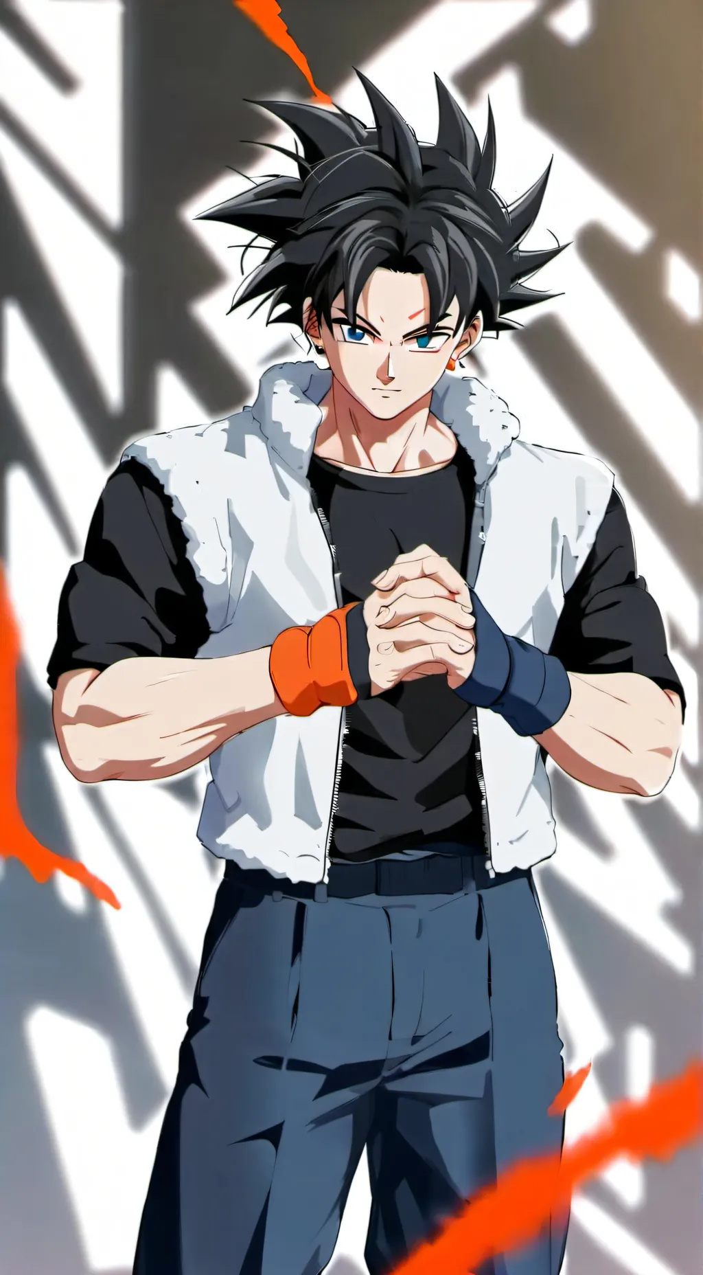 ai character: spider  background