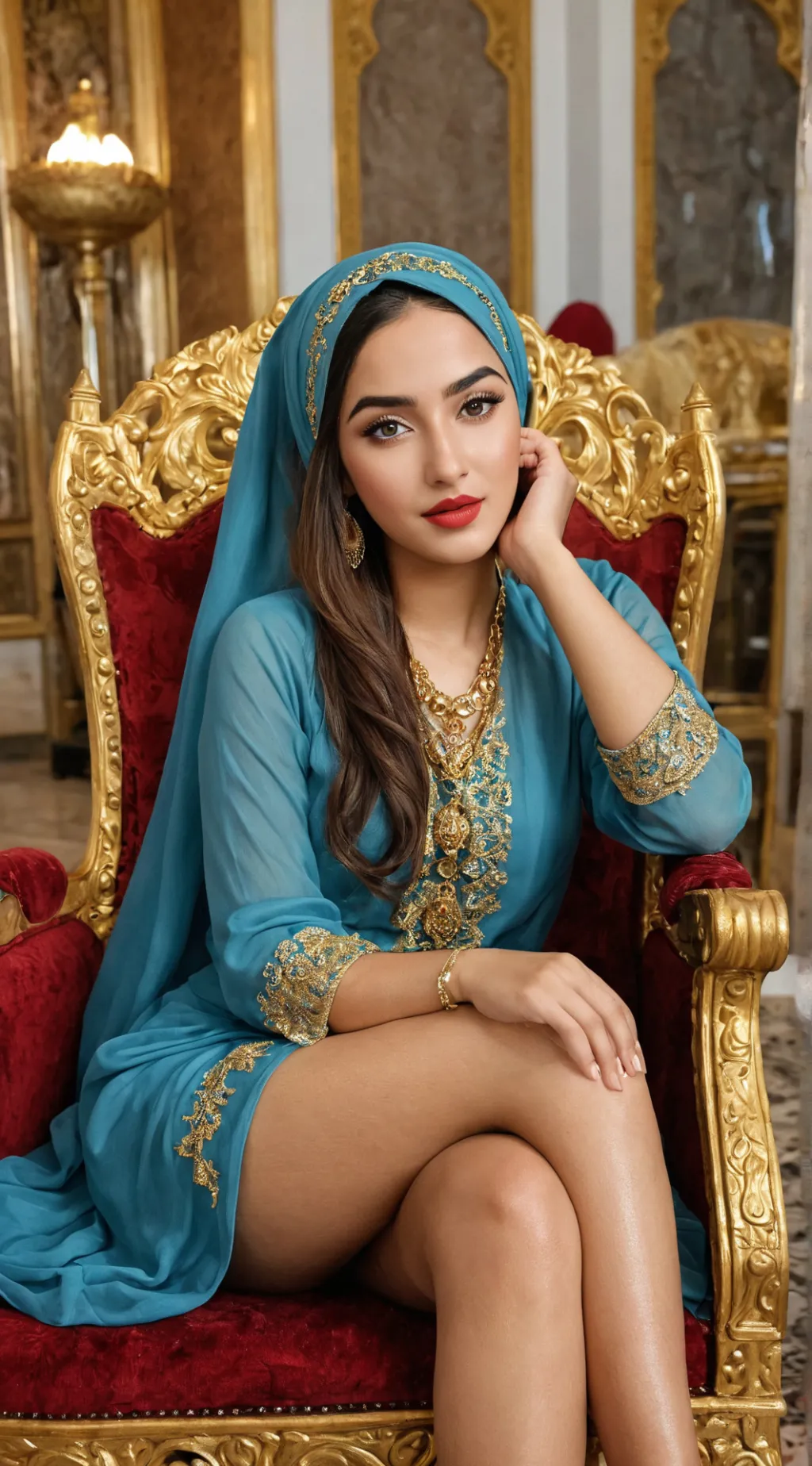 ai character: Munira Mohammed background
