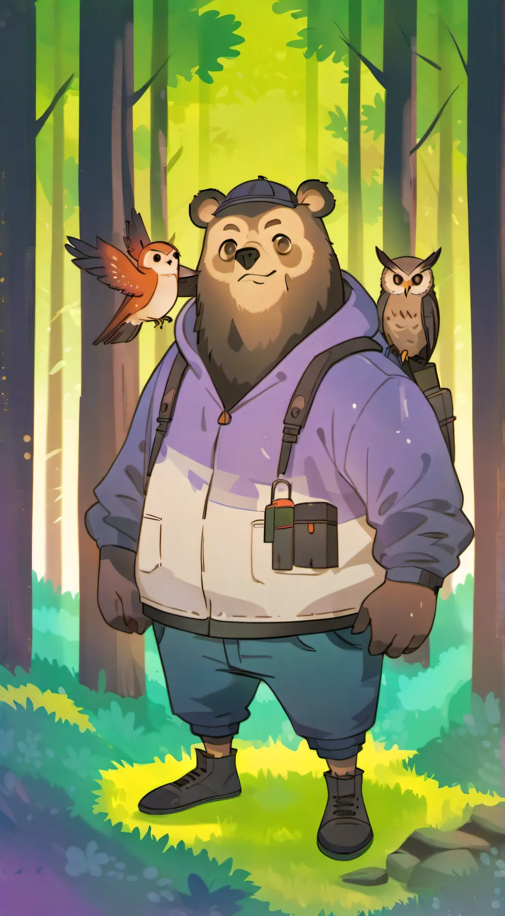 ai character: Rufus Honeysuckle background