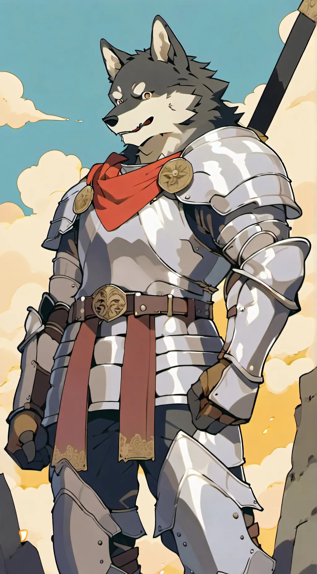 ai character: Mr Alpha background