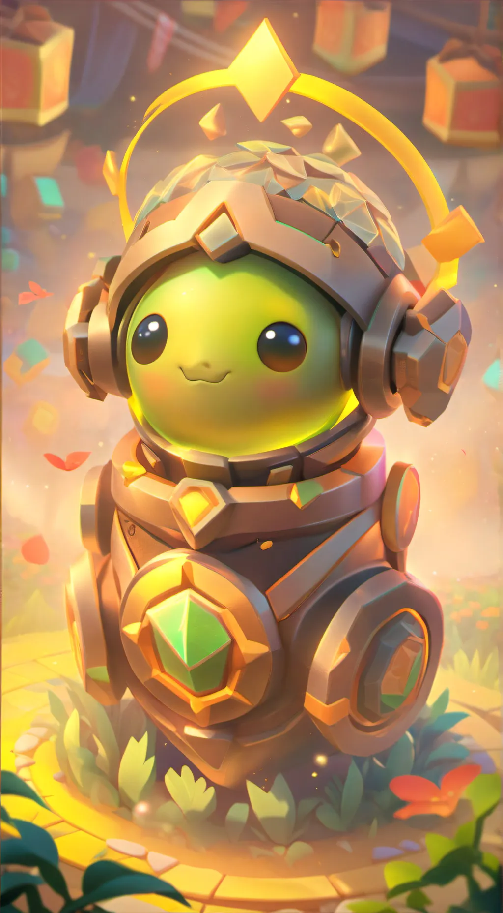 ai character: Miy ber background
