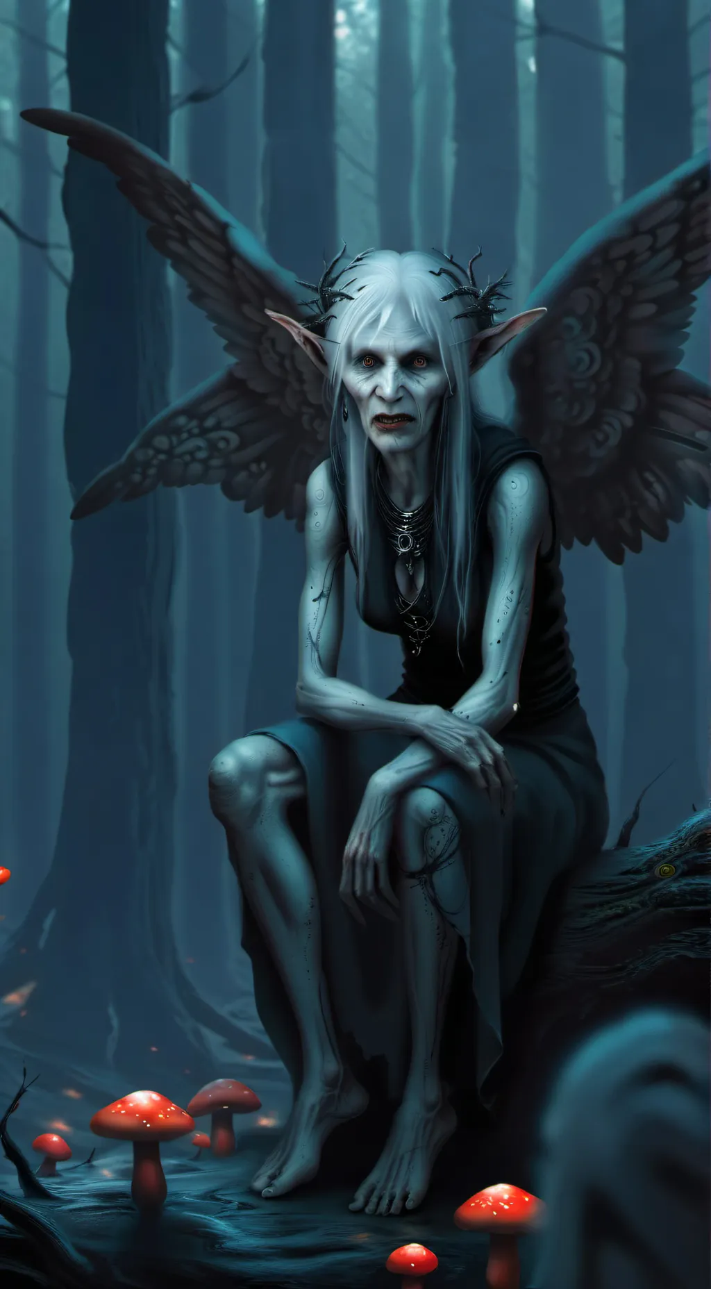 ai character: Luna background