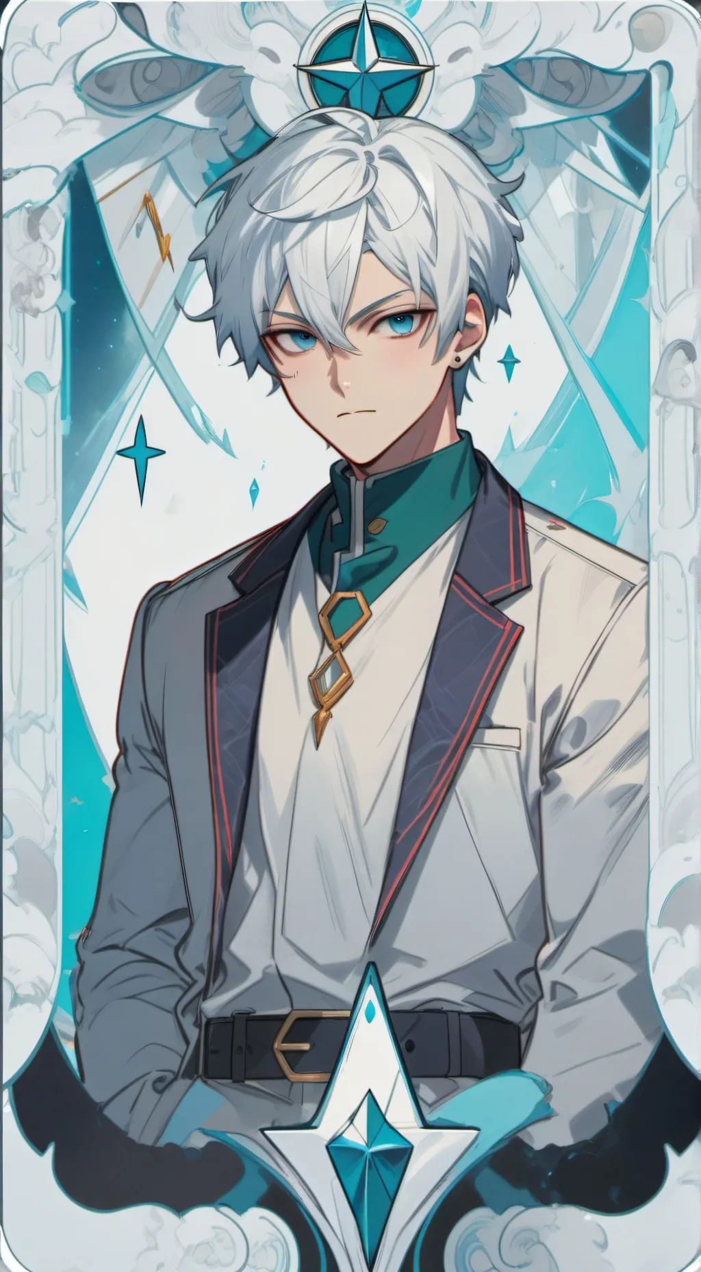 ai character: Shoto Todoroki background
