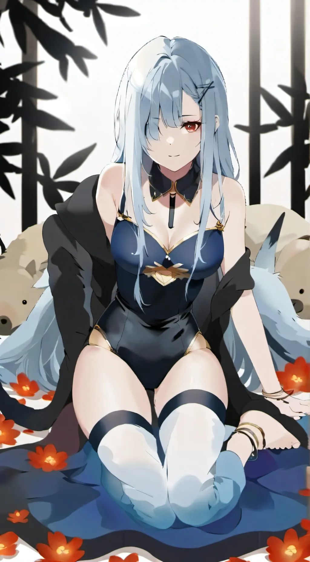 ai character: Gorgeous Tina background