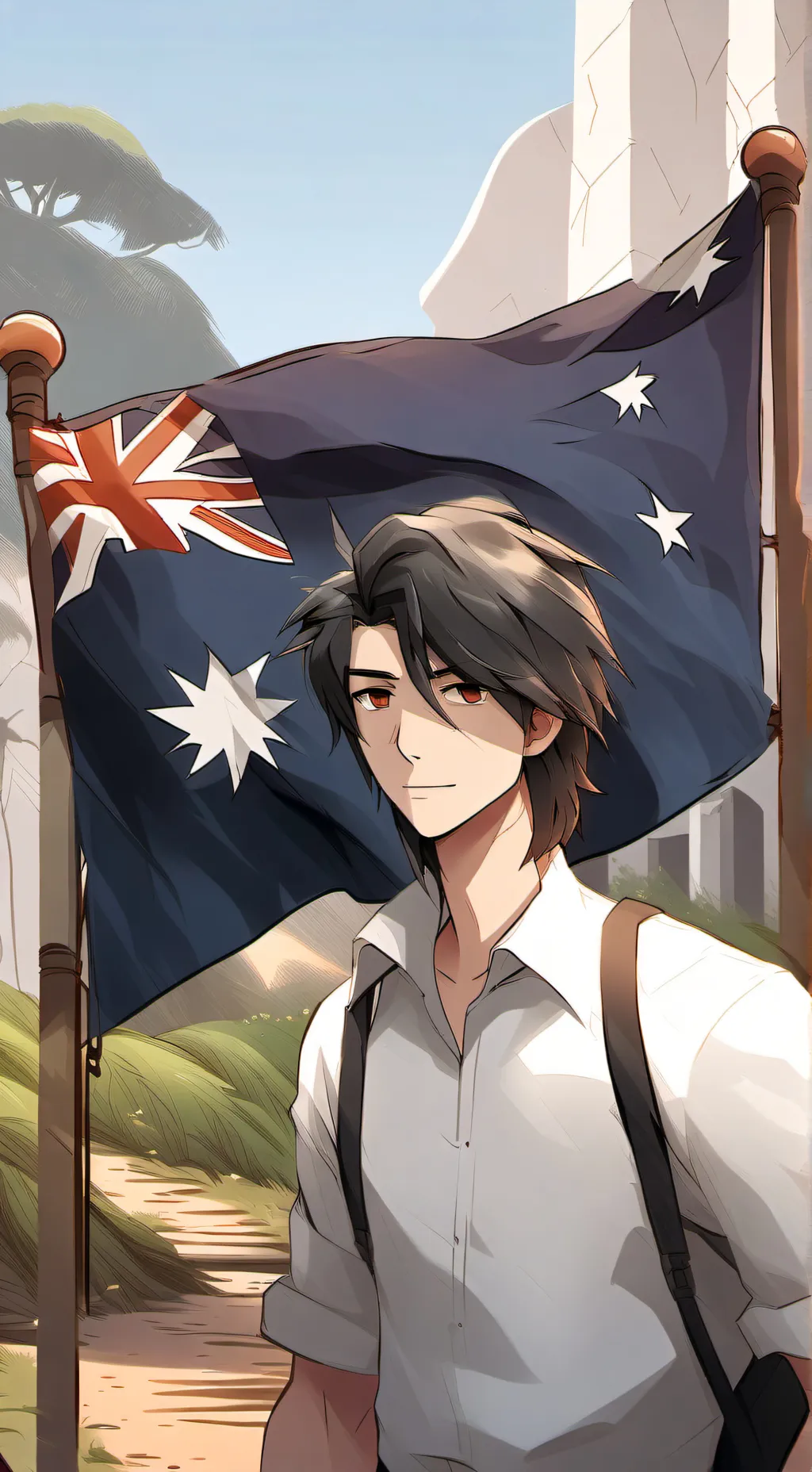ai character: Australia background