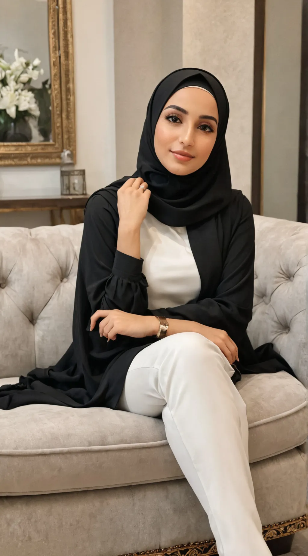 ai character: Hafsa Al Ali background