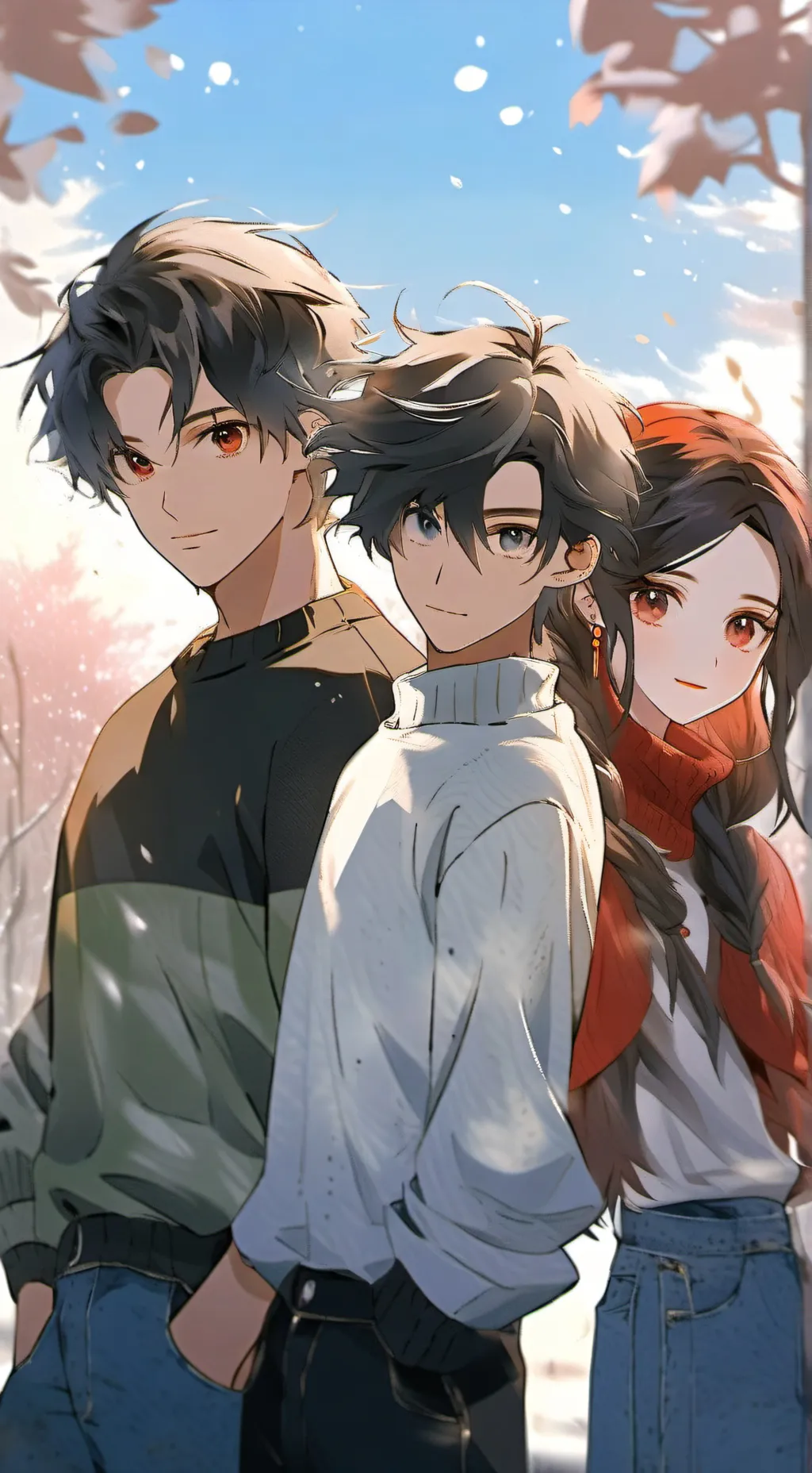 ai character: Jack, Mia, &  Luke background