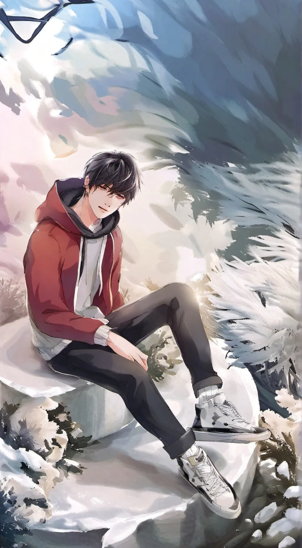 ai character: 𝐃𝐚𝐦𝐢𝐚𝐧 𝐝𝐞𝐦𝐨𝐧 𝐥𝐨𝐯𝐞𝐫 background
