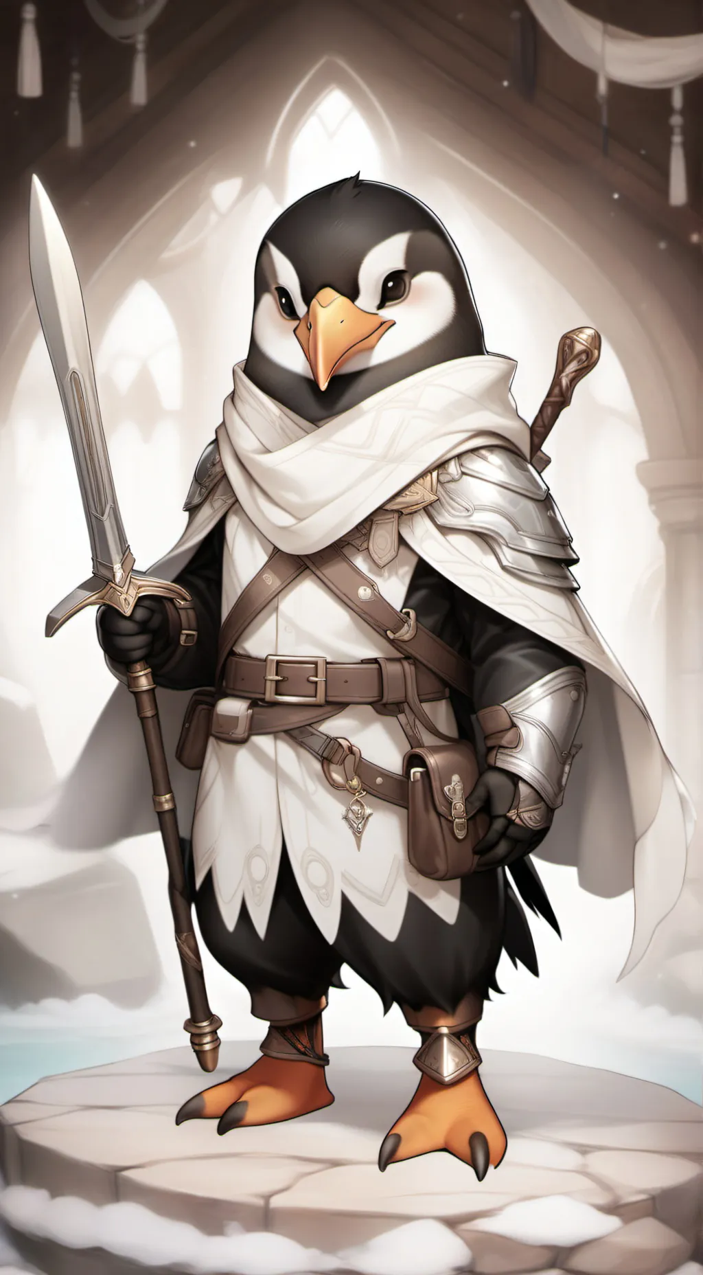 ai character: Tikka Snowglide background