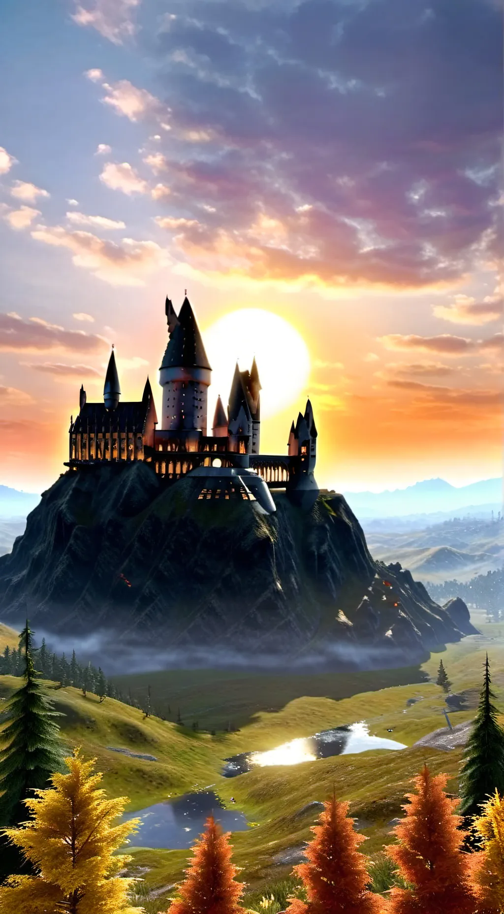 ai character: Hogwarts life background