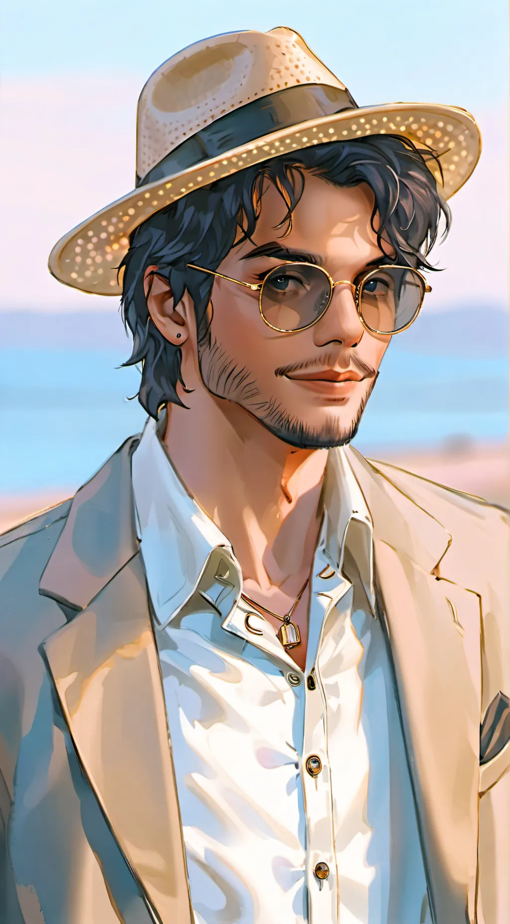 ai character: Michael Jackson background