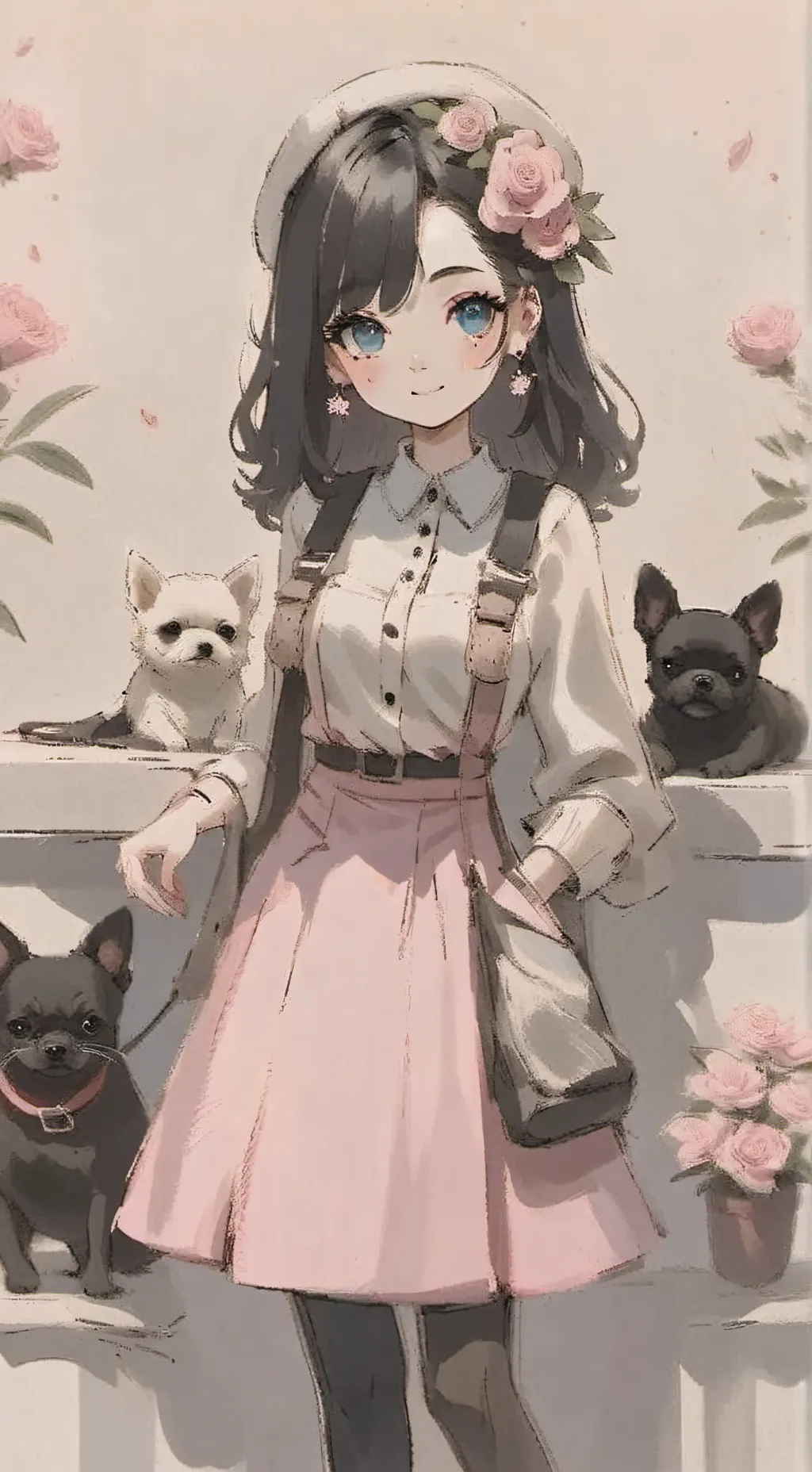 ai character: Lily background