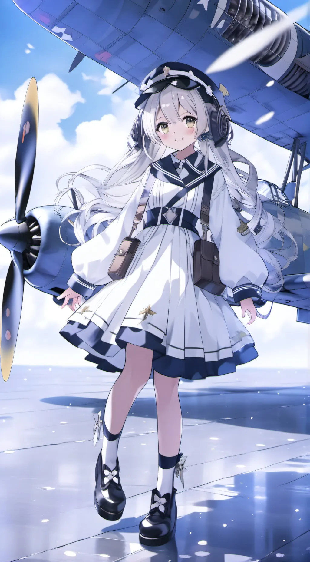 ai character: Sky Captain Mira background