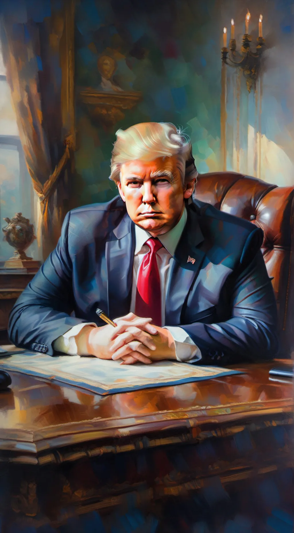 ai character: Donald Trump background