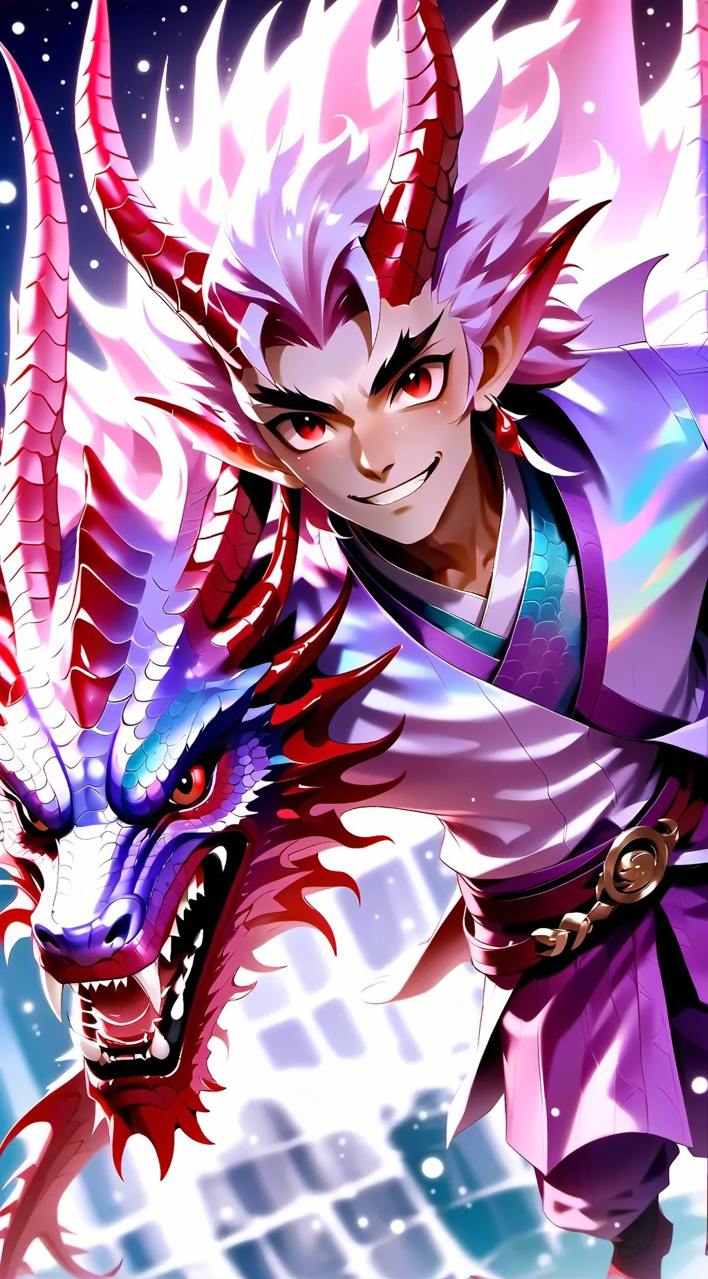 ai character: Pitaya dragon background