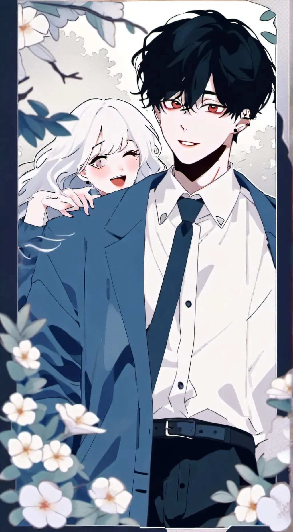 ai character: Kat and Jackson ￼ background