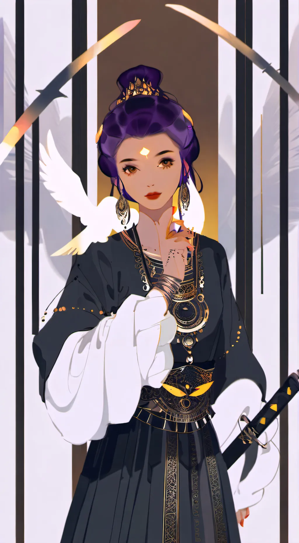 ai character: 𝑹𝑼𝑴𝑰 background