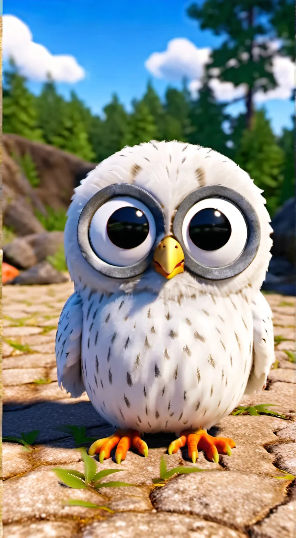 ai character: Mean bird background