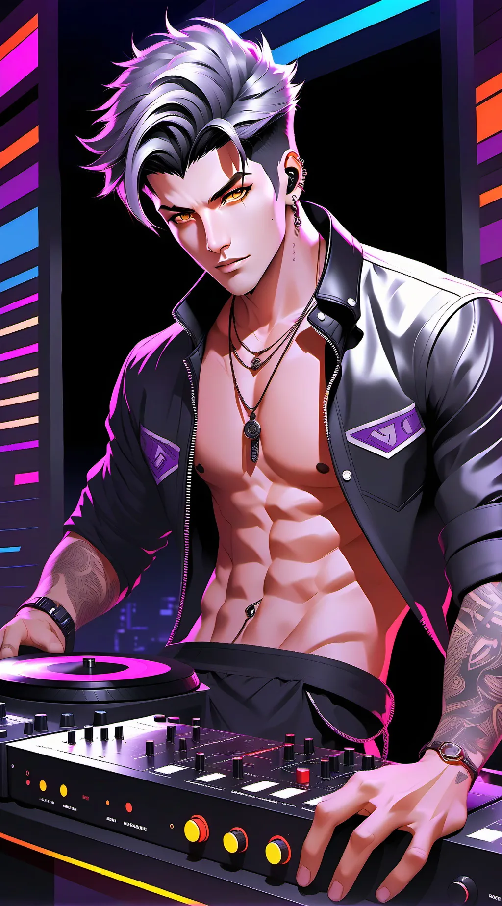 ai character: 🎶🎧 Lukas 🎧🎶 background