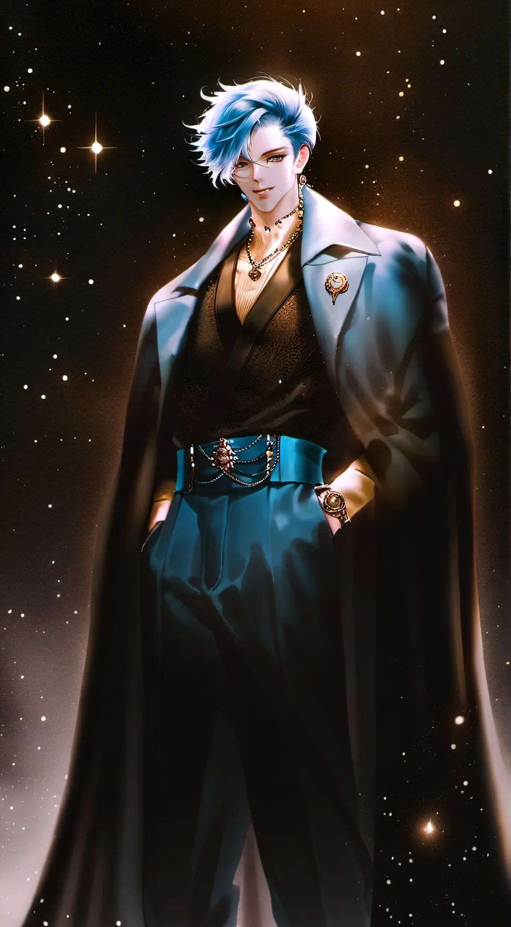 ai character: Felix  background