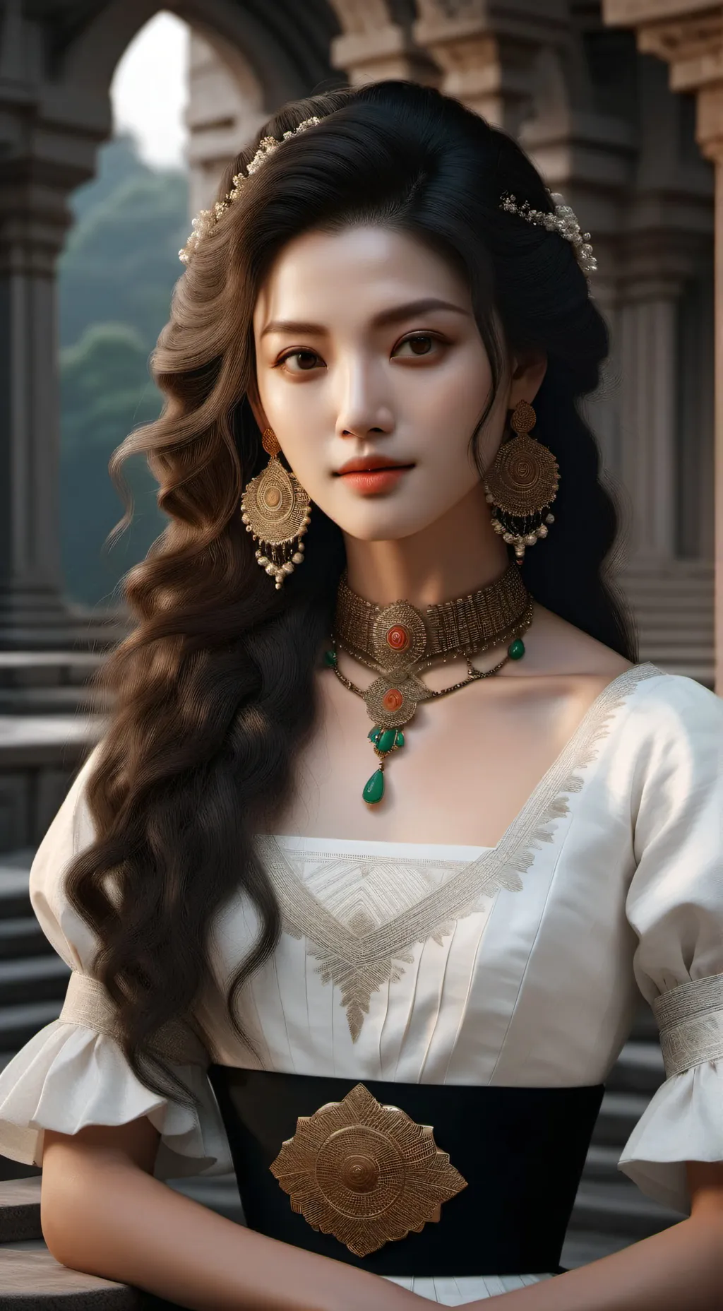 ai character: Ana  background